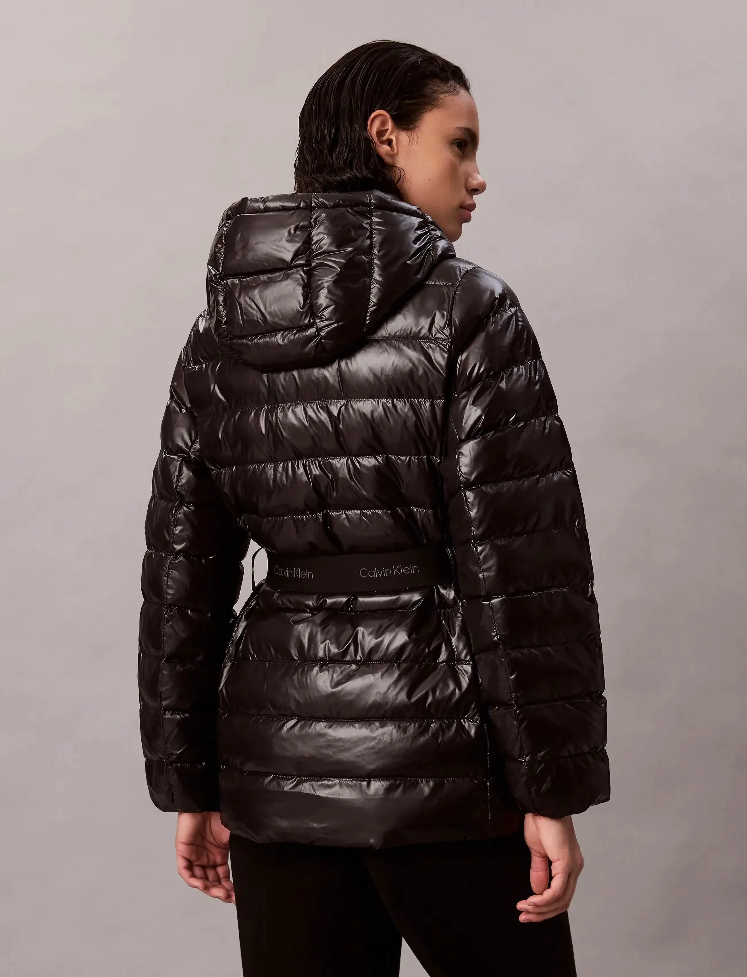 Belted Lightweight Puffer 5