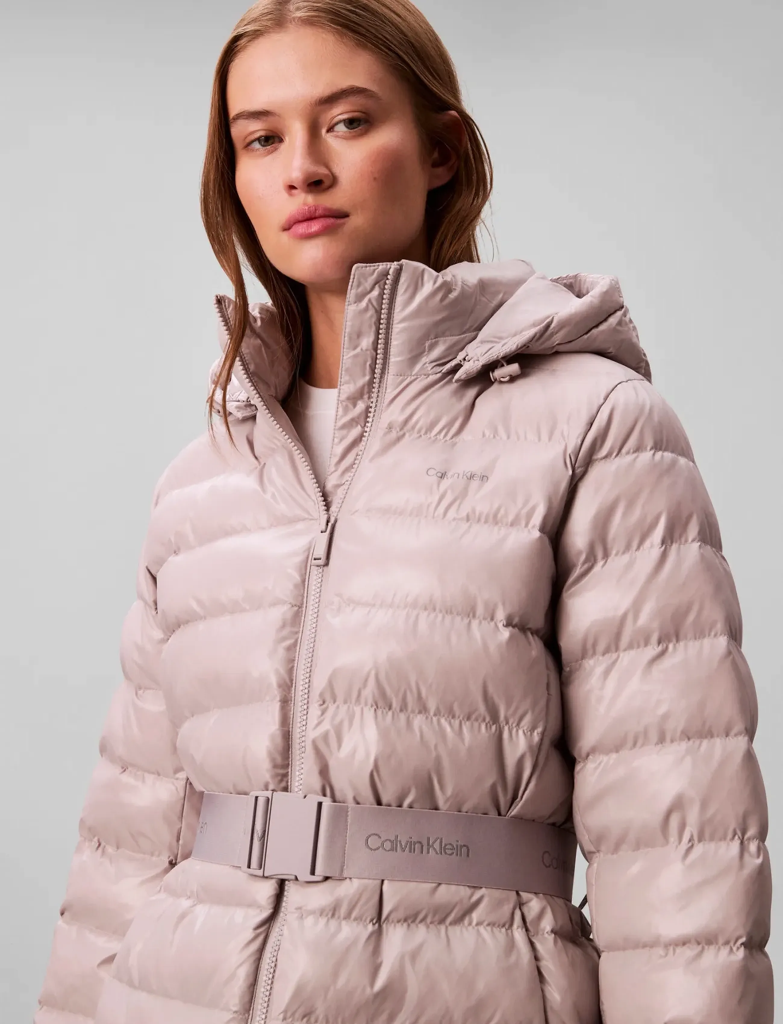 Belted Lightweight Puffer 2