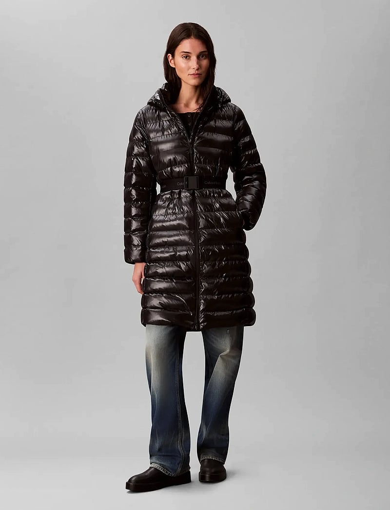 Calvin Klein Belted Lightweight Long Puffer Buy Padded Coats from Calvin Klein online at Fast delivery and easy returns