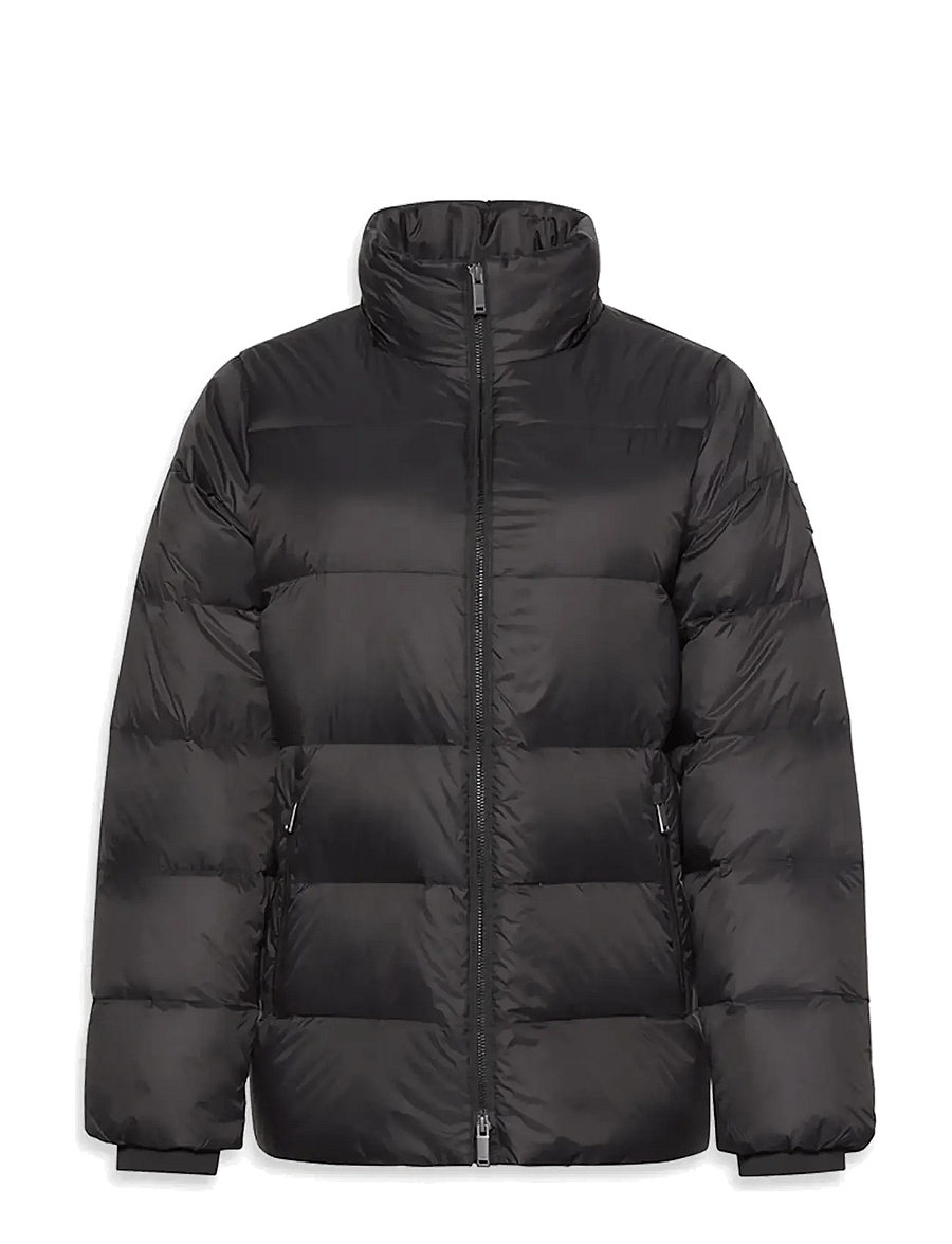 Calvin Klein - MID DOWN JACKET WITH FUR - winterjacken - black - 1