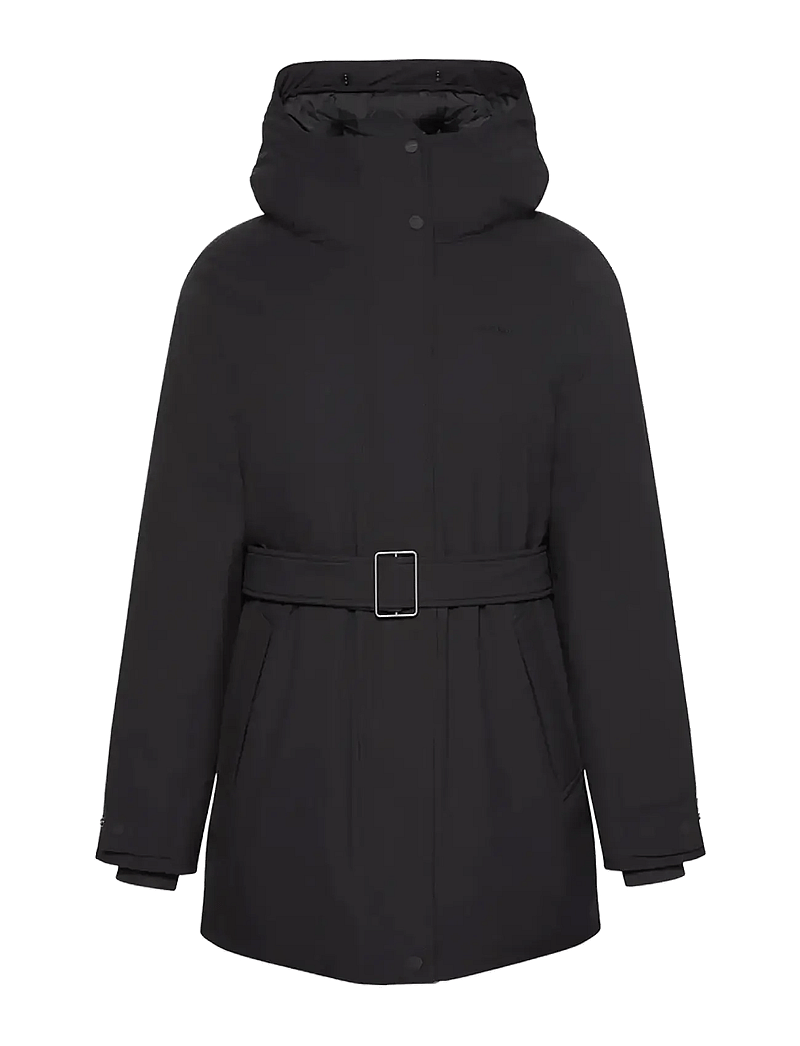 Calvin Klein - BELTED MATTE QUILTED JACKET WITH - quiltade jackor - black - 1
