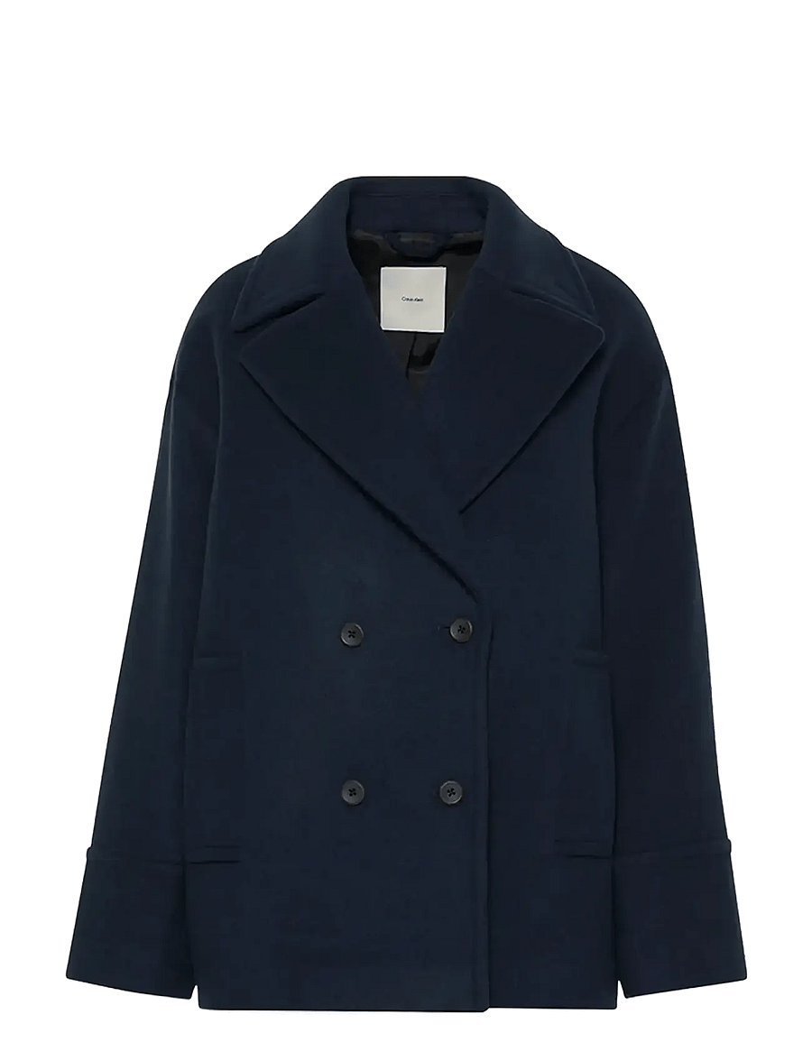 Calvin Klein - Pea Coat - Solid - ulljackor - dark sapphire - 1