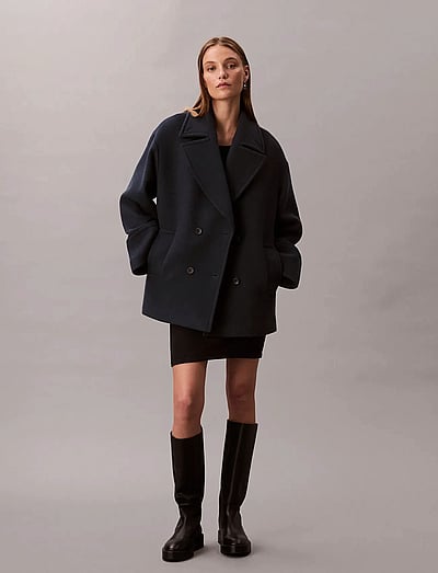 Pea Coat - Solid - Uldjakker