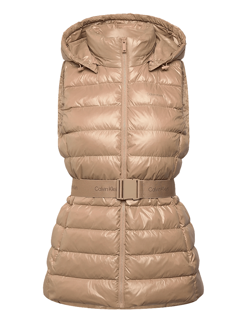 Calvin Klein - BELTED LIGHTWEIGHT PUFFER VEST - dunjakker - amphora - 1