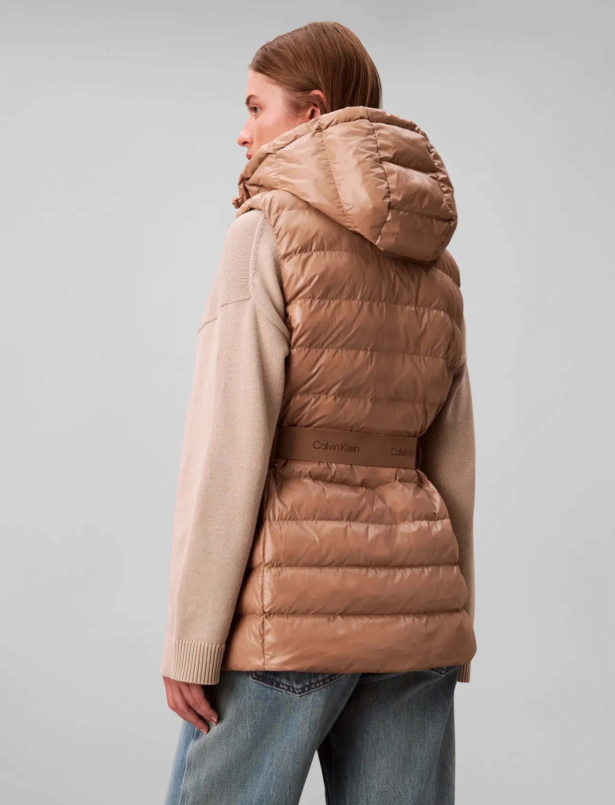 Calvin Klein Belted Lightweight Puffer Vest västar dam – bild 5