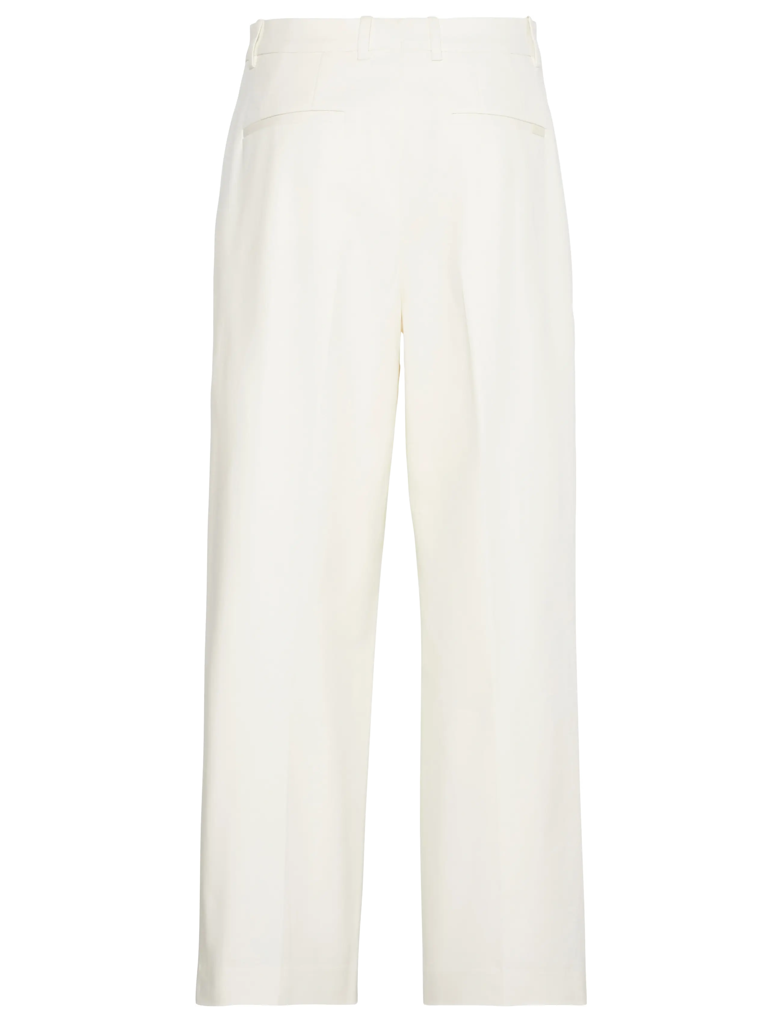 Calvin Klein - STRETCH CHINO W/ PLEAT - WIDE LE - pidulikud püksid - tofu - 2