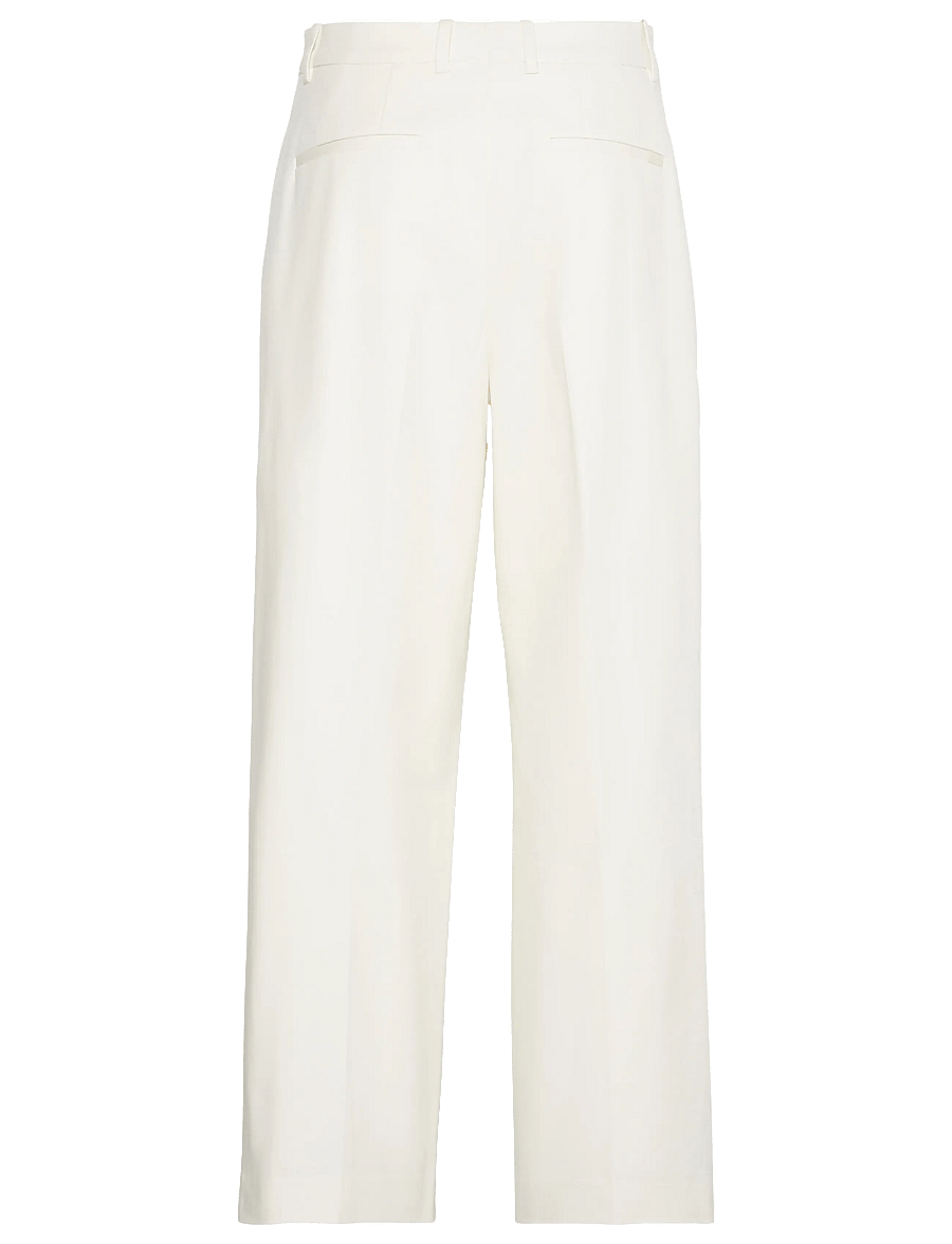 Calvin Klein - STRETCH CHINO W/ PLEAT - WIDE LE - tailored trousers - tofu - 2