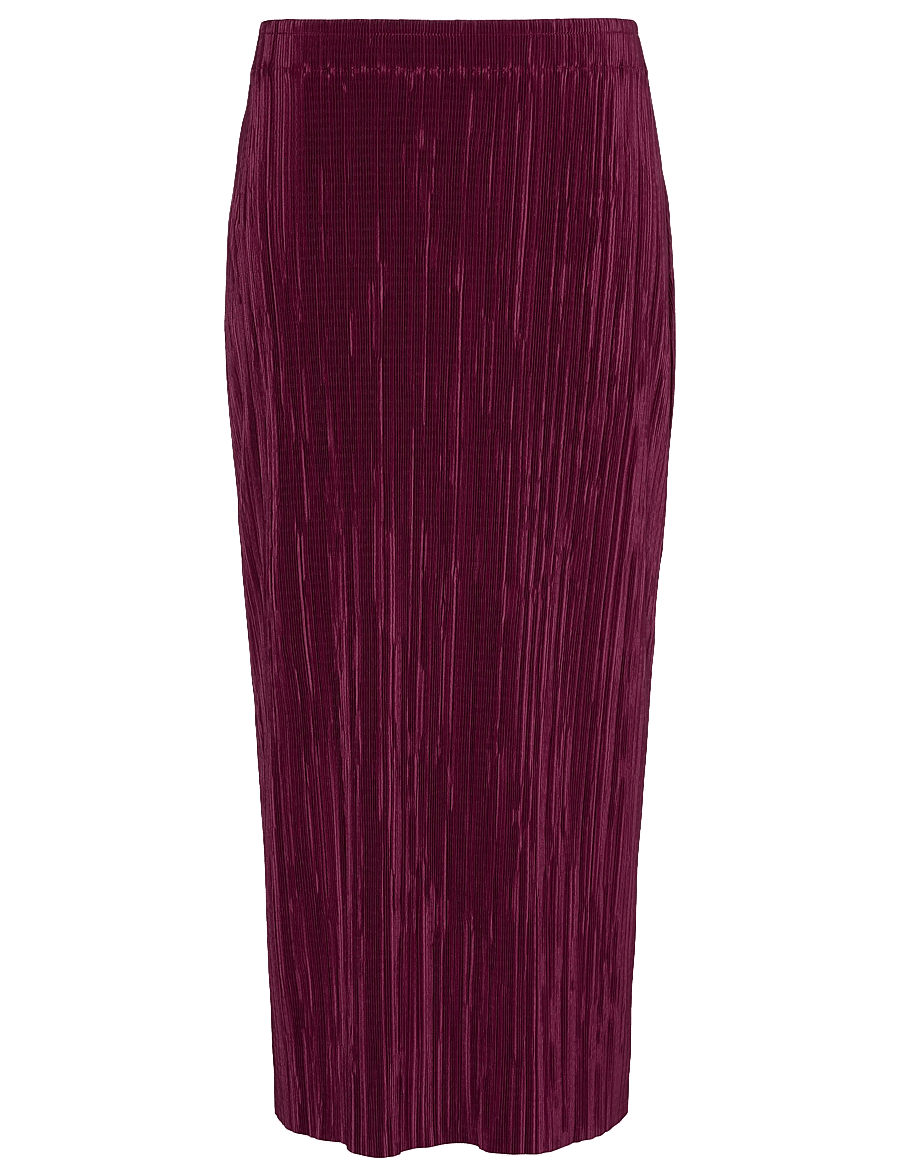 Calvin Klein - PLISSE MIDI SKIRT - midi skirts - berry glaze - 1