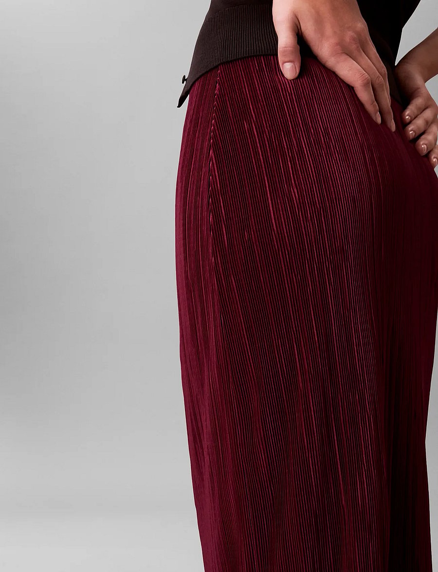 Calvin Klein - PLISSE MIDI SKIRT - midi skirts - berry glaze - 5