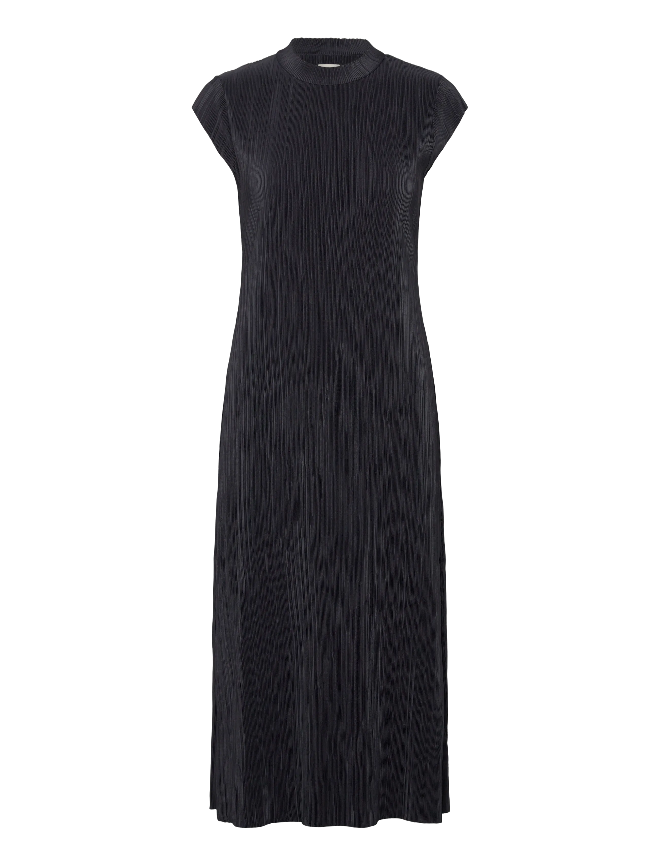 Calvin Klein PLISSE MAXI DRESS - Kjoler - EBONY / black