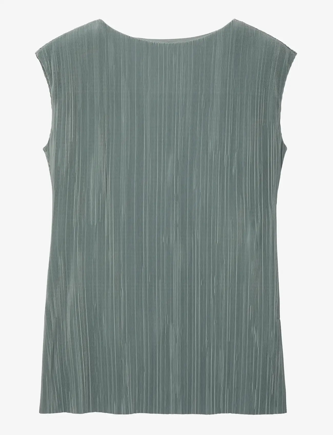 Calvin Klein - SL PLISSE TUNIC - Ærmeløse bluser - shadow - 1