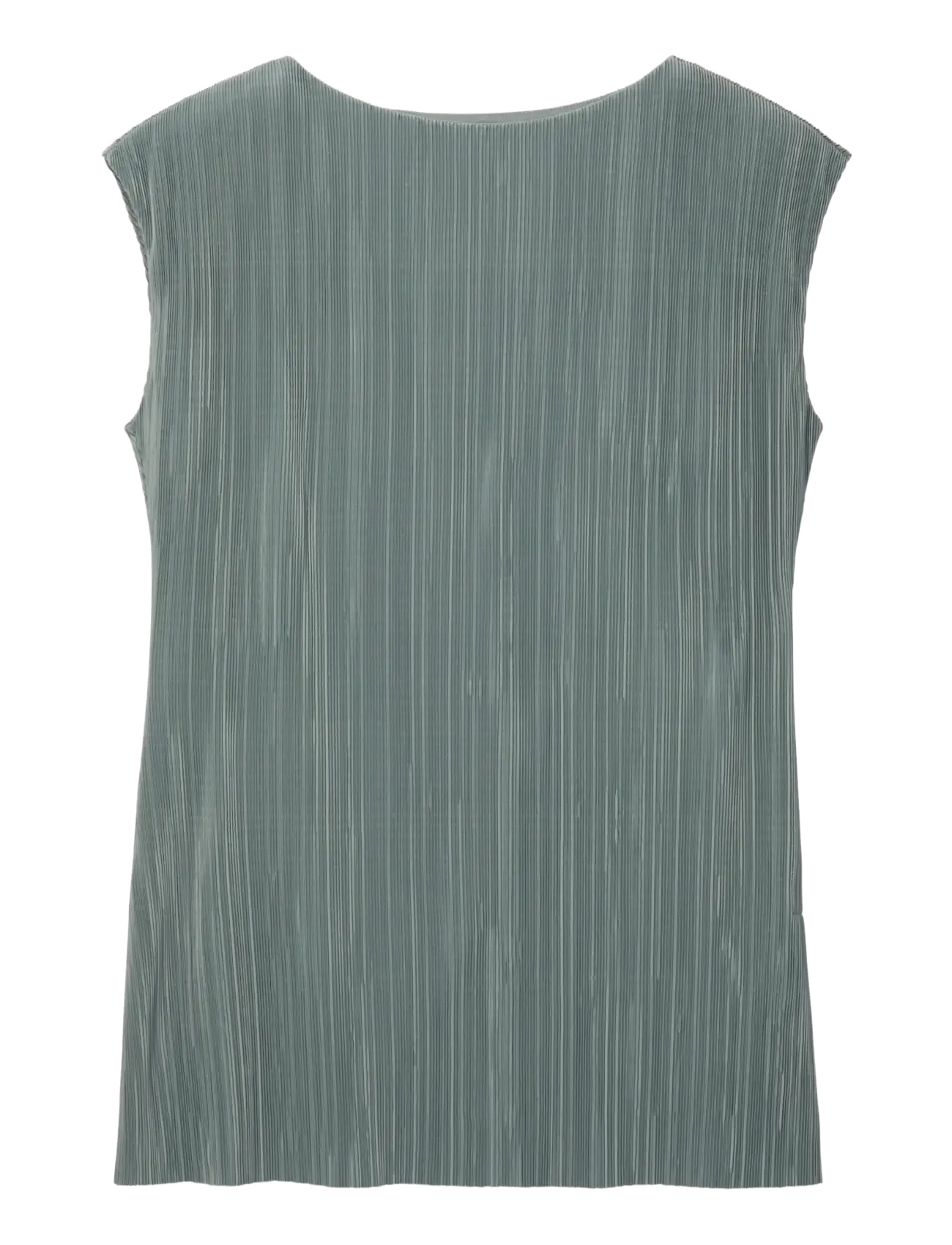 Calvin Klein SL PLISSE TUNIC - Tunikaer - SHADOW / green