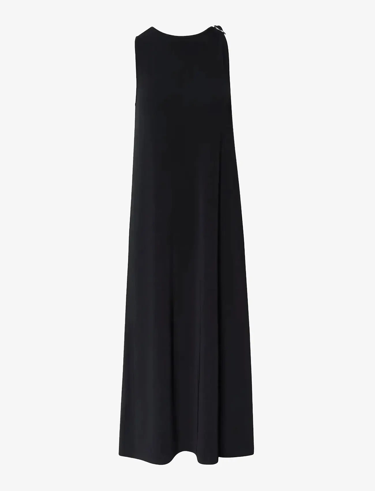 Calvin Klein - SL REFINED JERSEY HARDWARE DRESS - maxikleider - black - 1