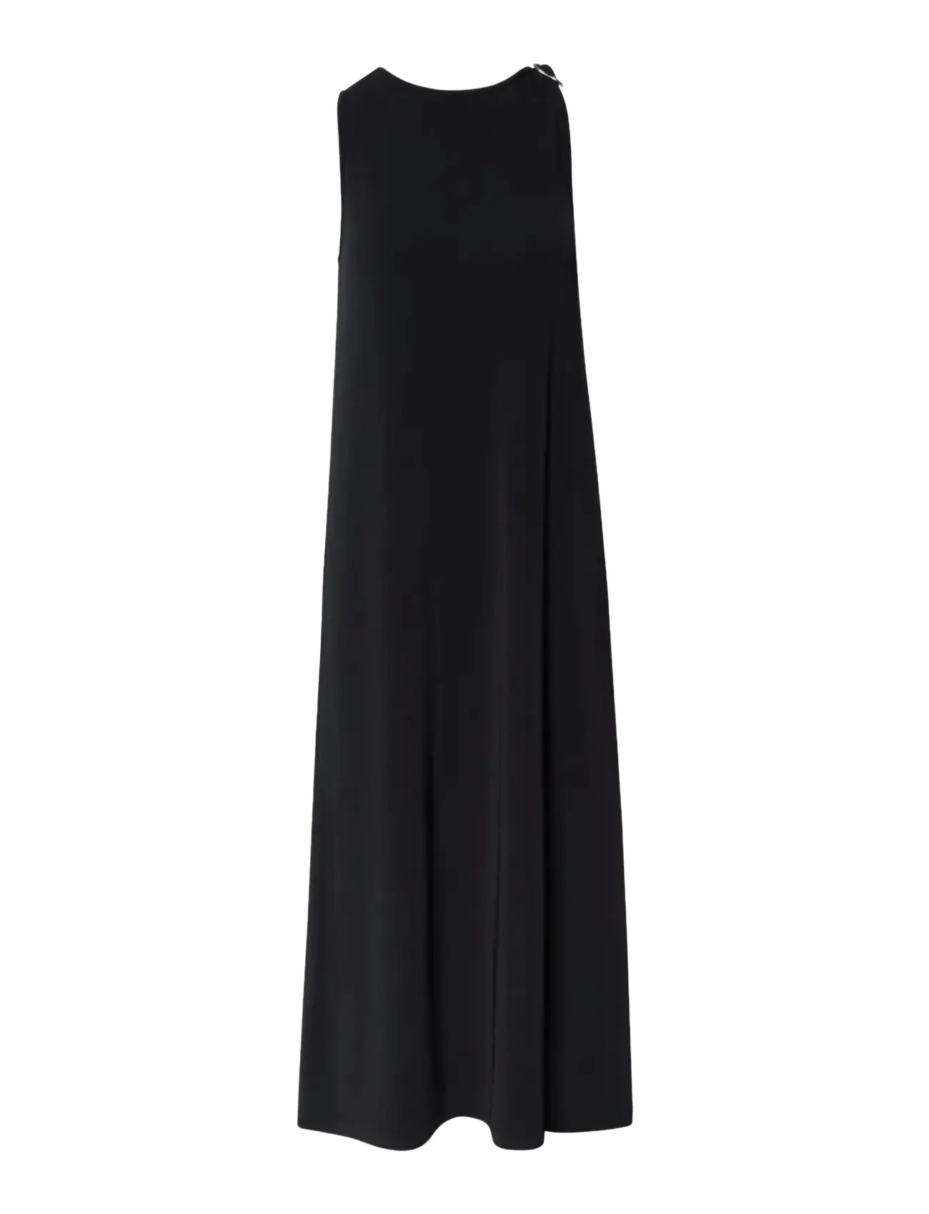 Calvin Klein SL REFINED JERSEY HARDWARE DRESS - Jurken - BLACK / black