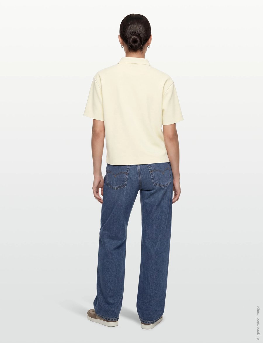 Calvin Klein - SS TAILORED KNIT COLLAR ZIP TOP - pikéer - afterglow - 4
