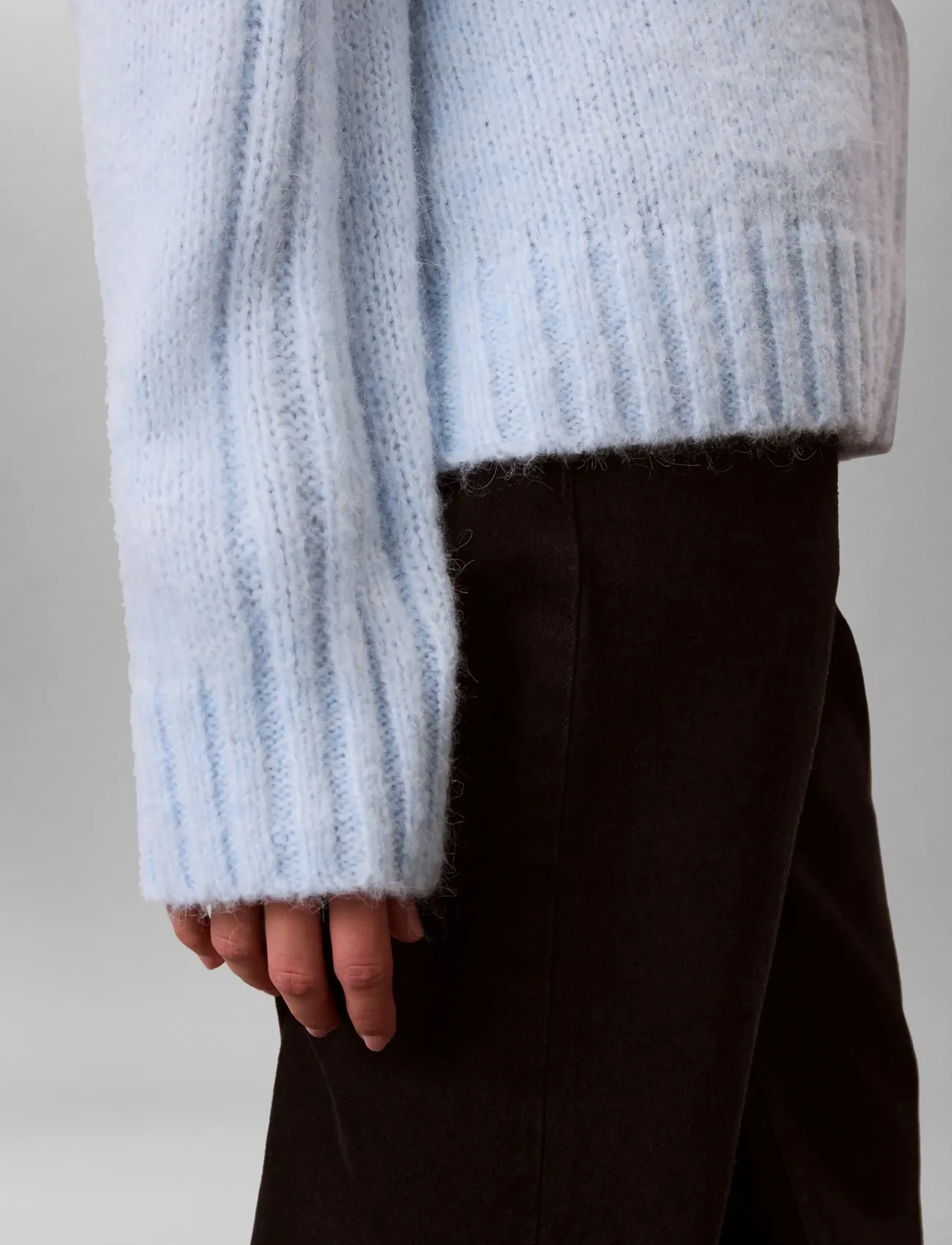 Calvin Klein - Brushed Wool Blend Pullover - pullover - keepsake blue - 4