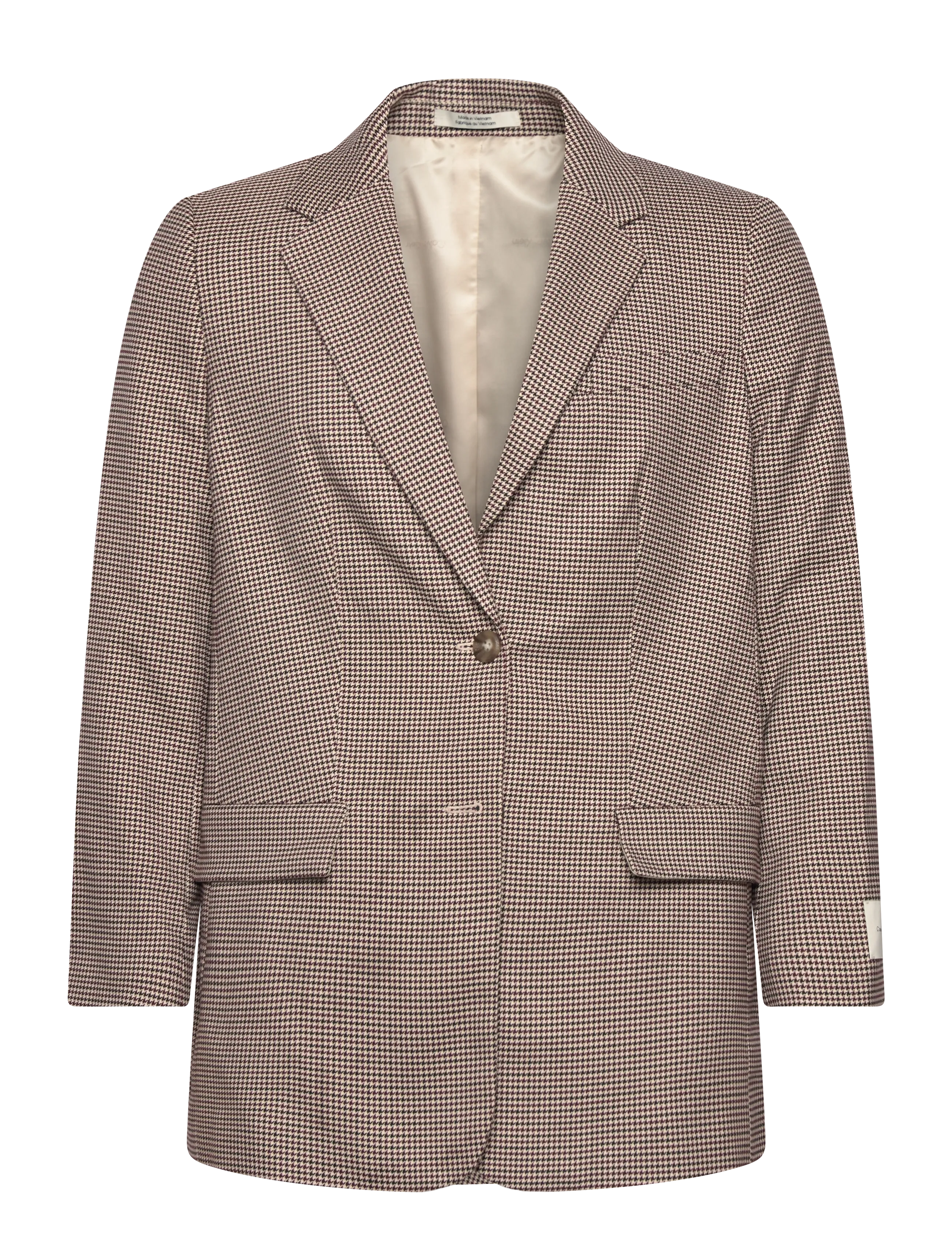 Calvin Klein TECH YD SUITING OVERSIZED BLAZER - Tøj - 19859 CSW25H_W051+4_SILVERMOSS / multi