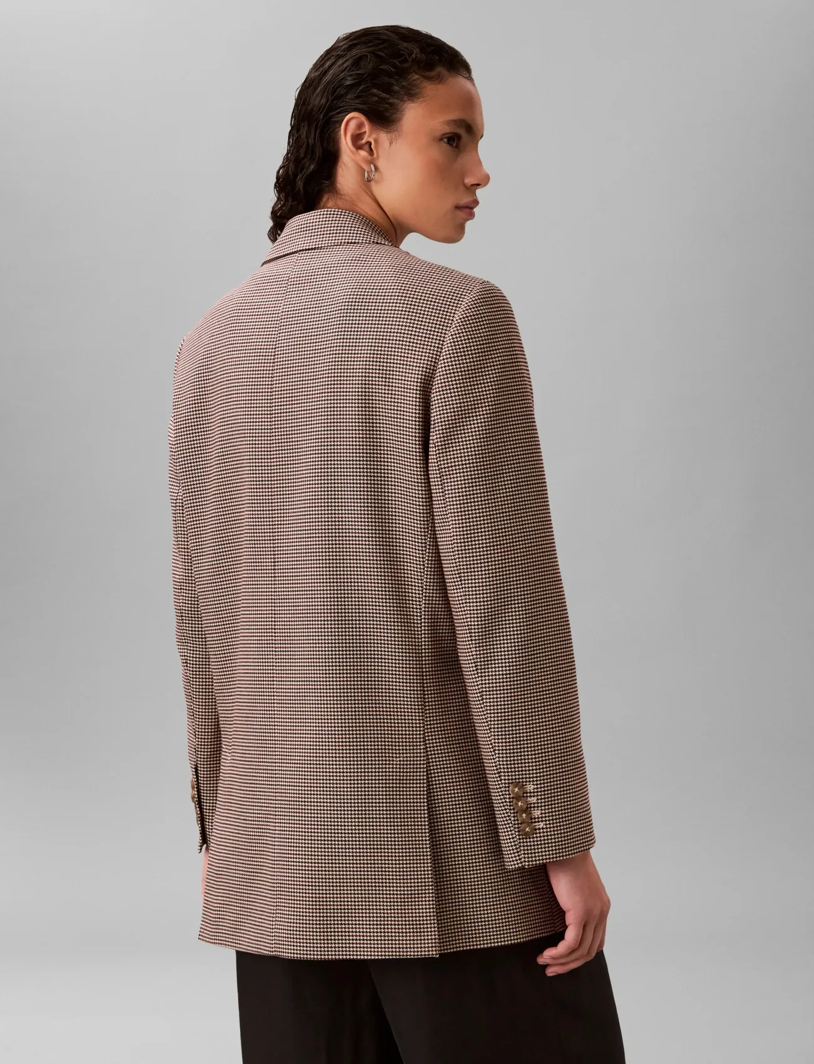 Calvin Klein - TECH YD SUITING OVERSIZED BLAZER - einhnepptir jakkar - 19859 csw25h_w051+4_silvermoss - 3