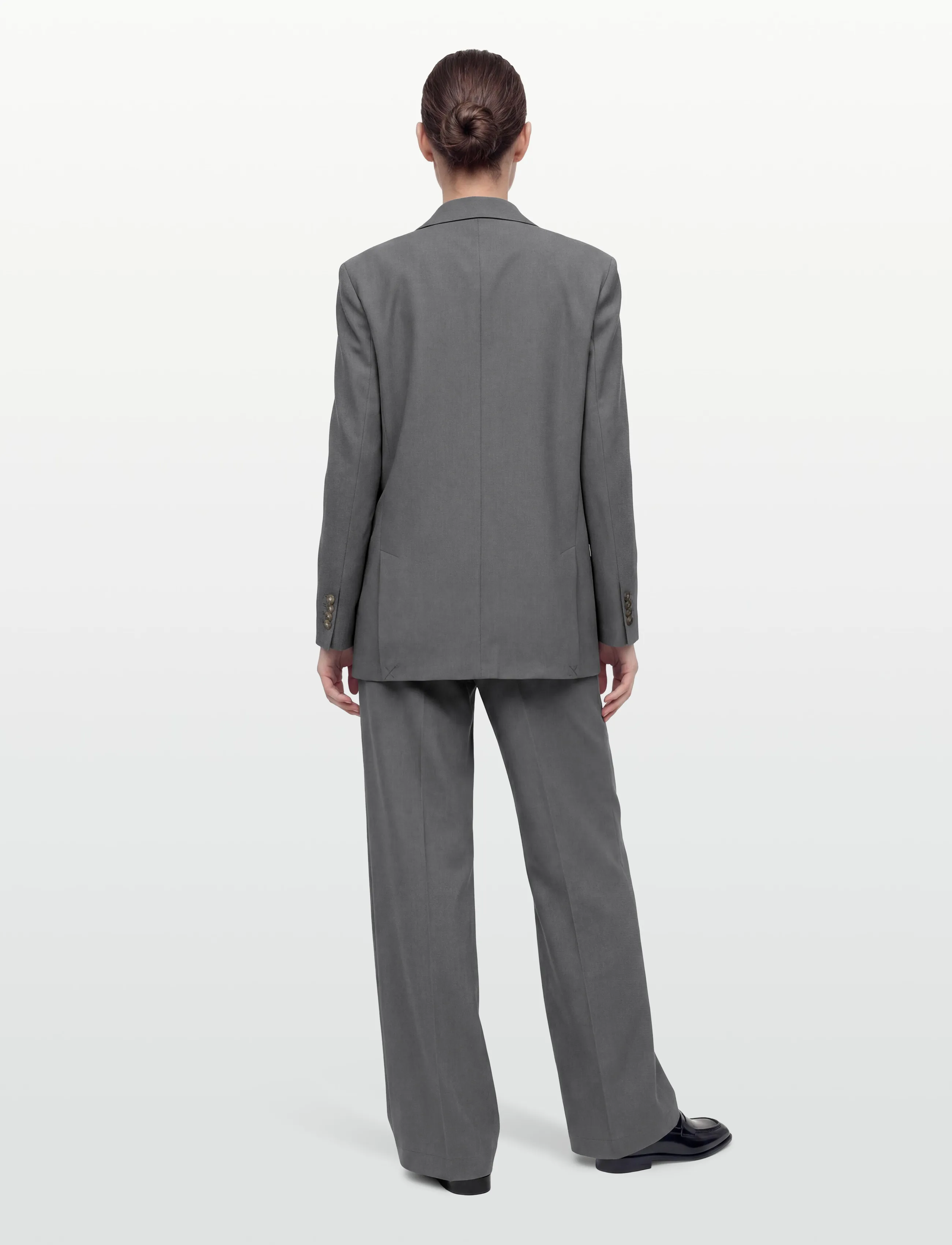 Calvin Klein - STRECTH SUITING OVERSIZED BLAZER - einreihige blazer - endless gray - 4