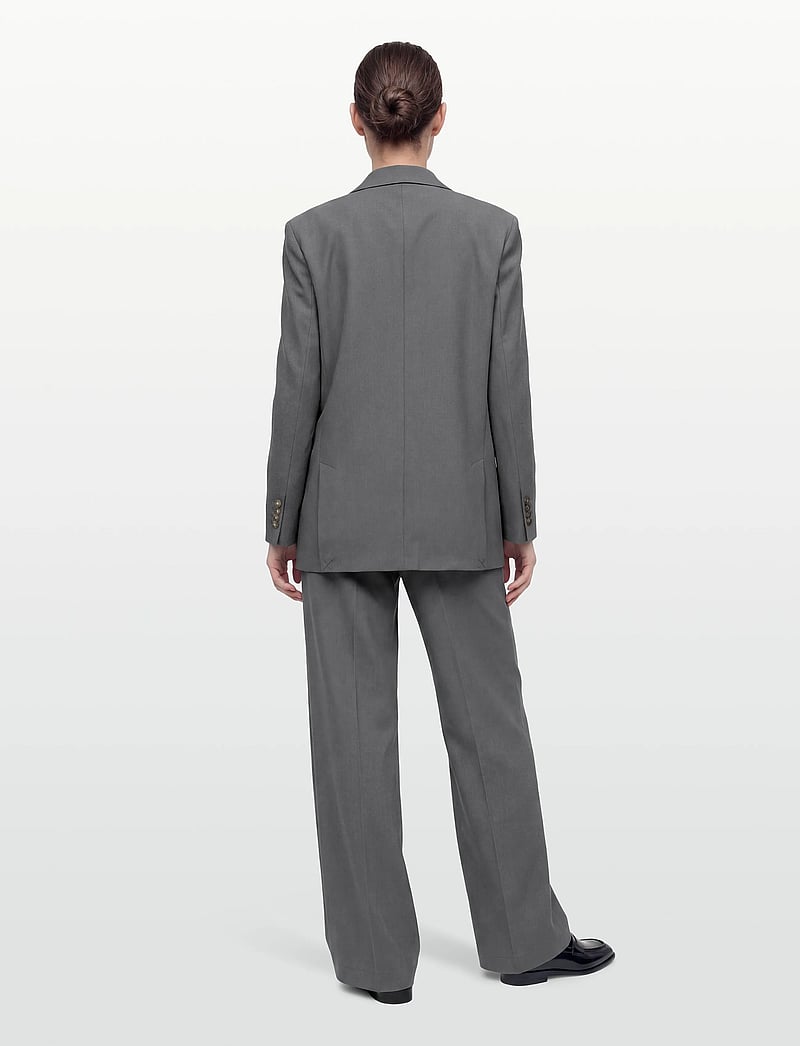 Calvin Klein - STRECTH SUITING OVERSIZED BLAZER - Ühes joones nööpidega bleiserid - endless gray - 4