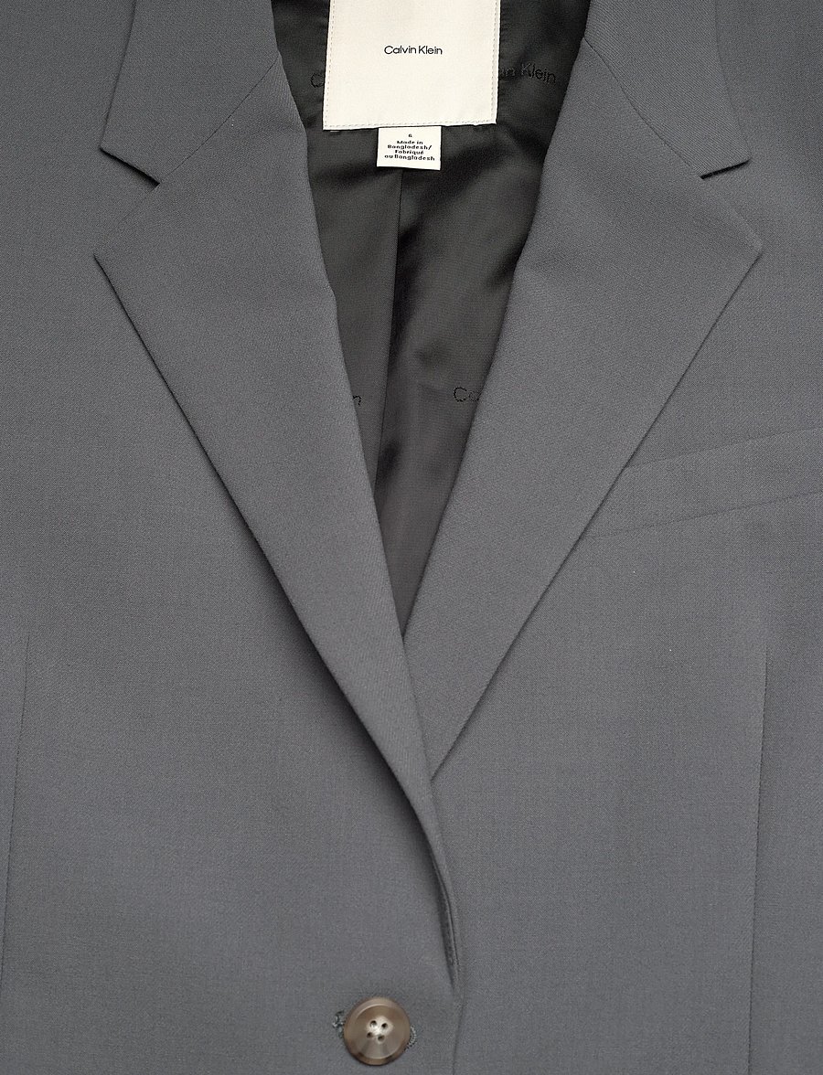 Calvin Klein - STRECTH SUITING OVERSIZED BLAZER - endless gray - 5