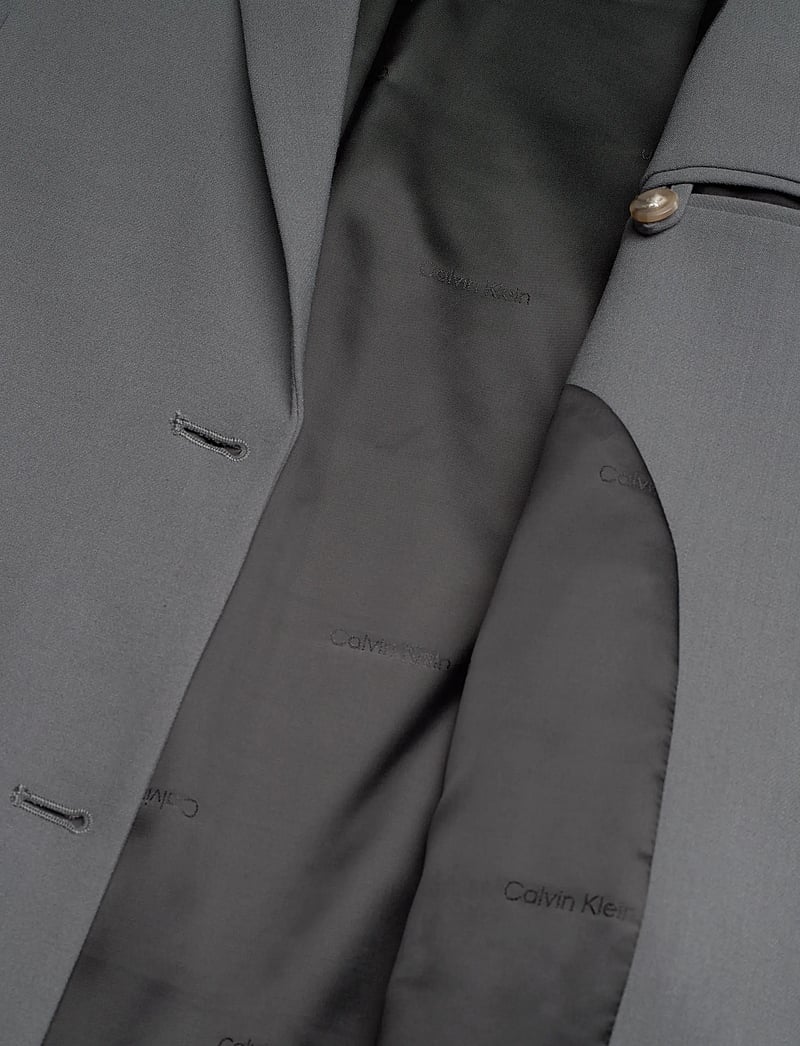 Calvin Klein - STRECTH SUITING OVERSIZED BLAZER - enkeltradede blazere - endless gray - 4