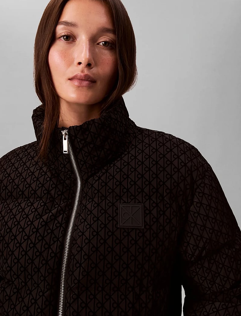 Calvin Klein - AOP MID WEIGHT DOWN PUFFER JACKE - winterjacken - black - 2