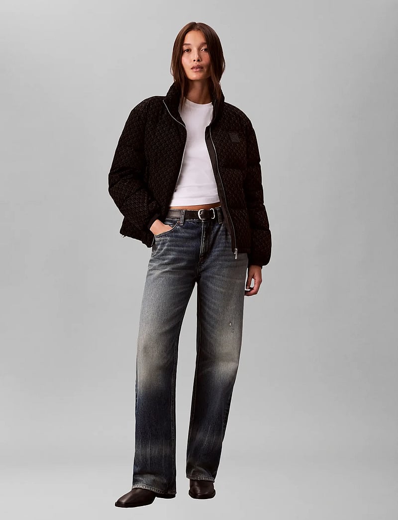 Calvin Klein - AOP MID WEIGHT DOWN PUFFER JACKE - winterjacken - black - 3