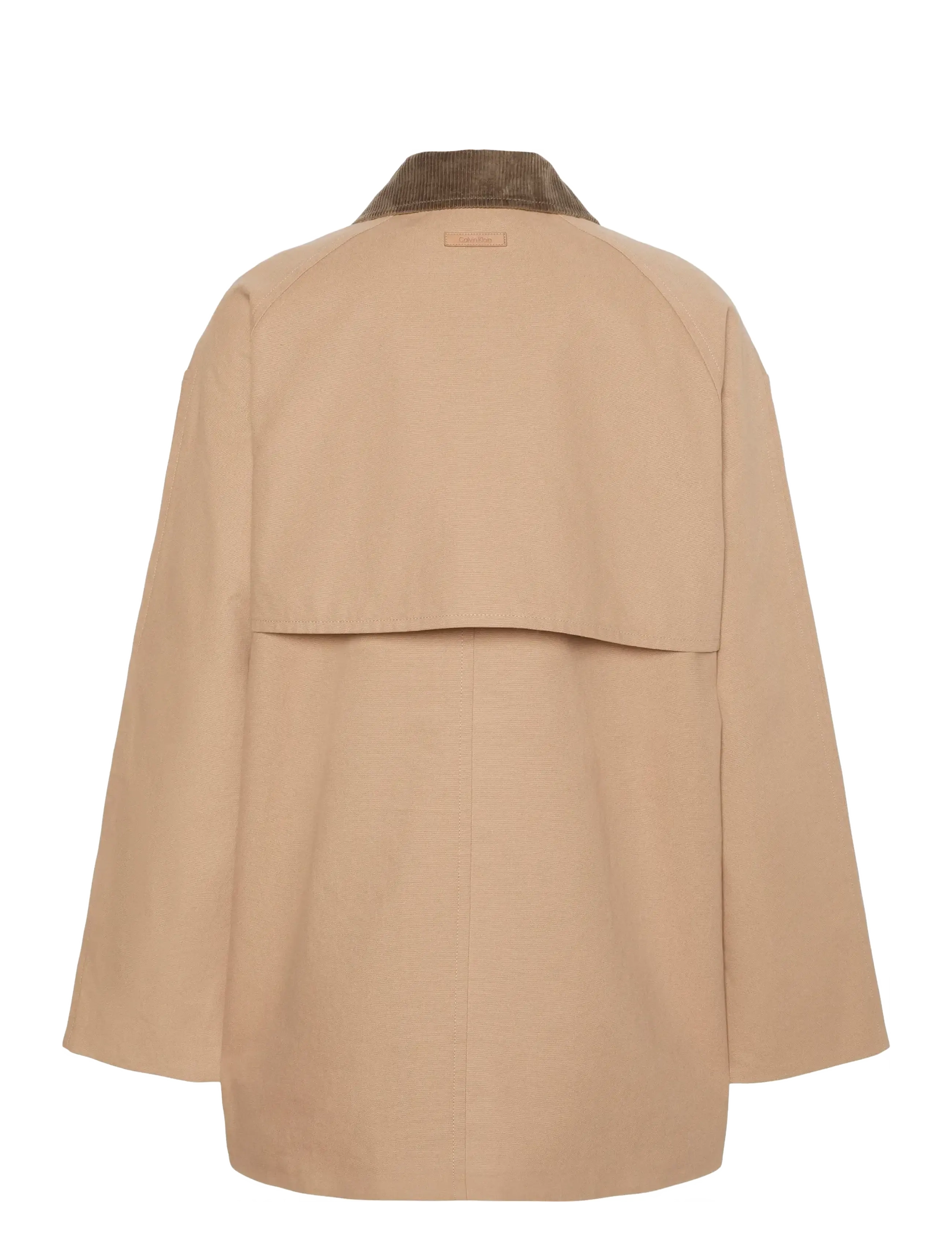 Calvin Klein - COTTON SHORT MAC COAT - leichte mäntel - amphora morel - 2