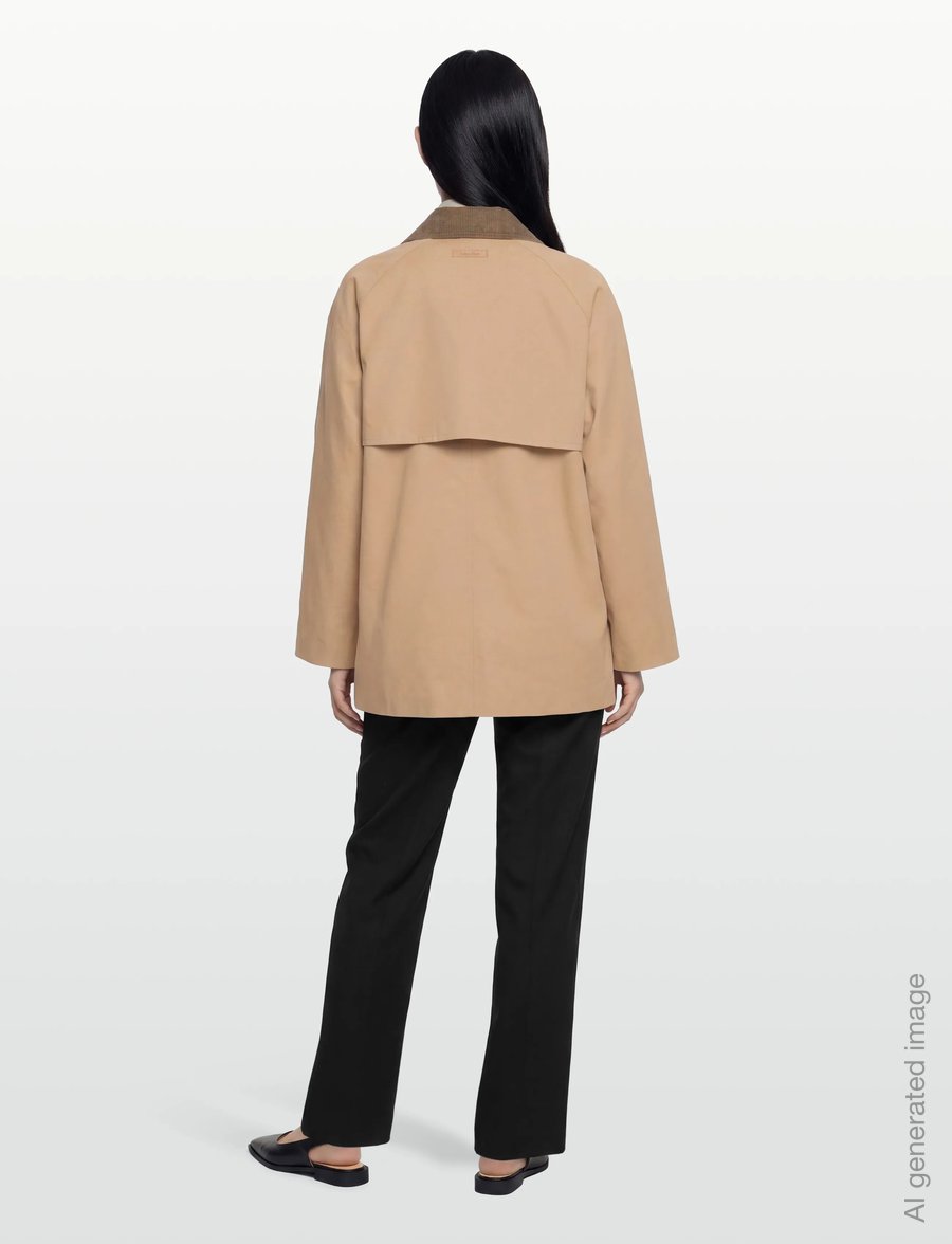 Calvin Klein - COTTON SHORT MAC COAT - leichte mäntel - amphora morel - 4