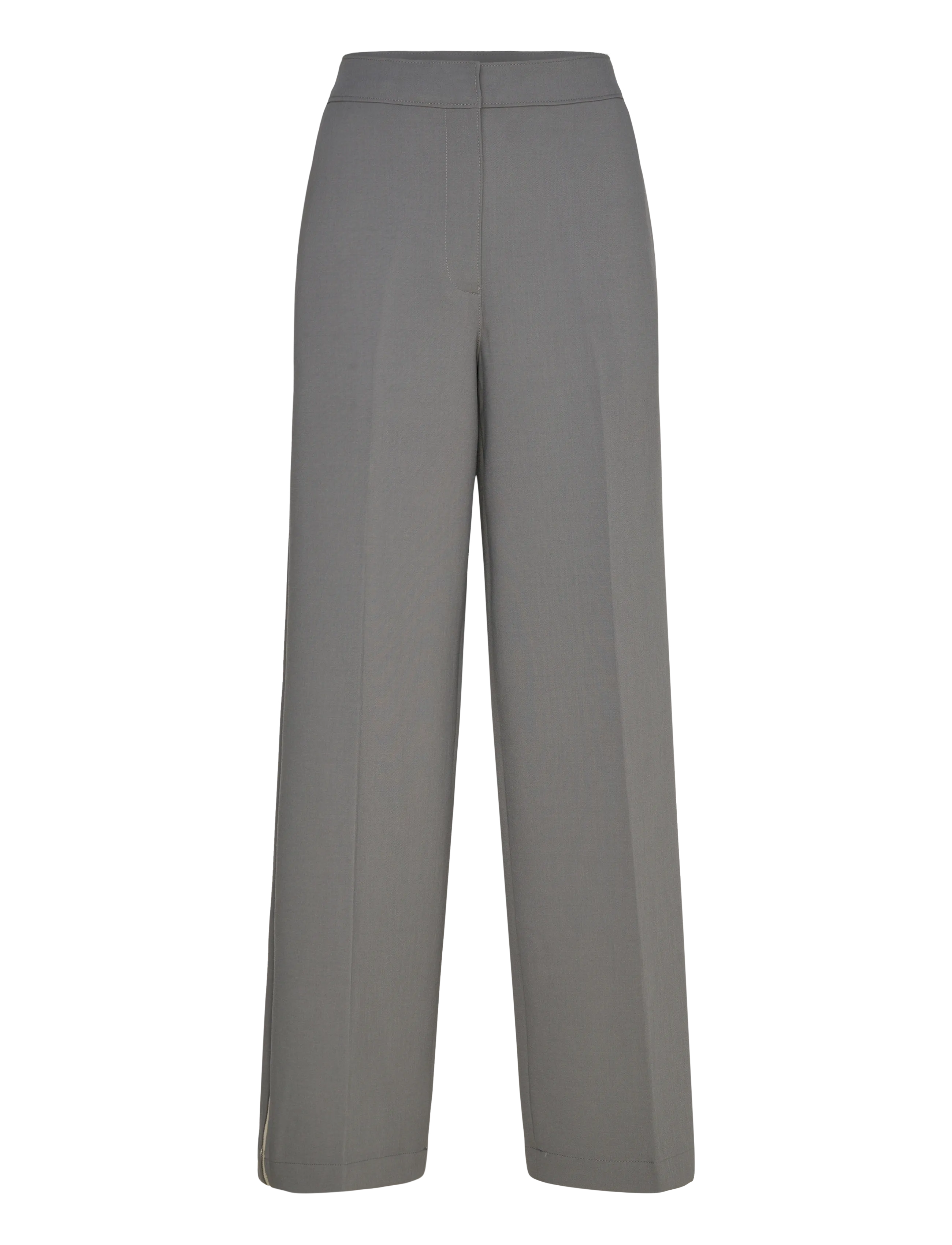 CALVIN KLEIN Stretch Suiting Track Hose Grau - 34 - Damen
