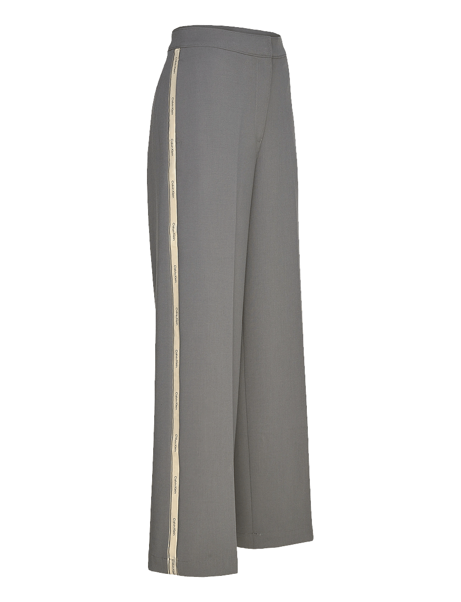 Calvin Klein - STRETCH SUITING TRACK PANT - hose mit geradem bein - endless gray - 3