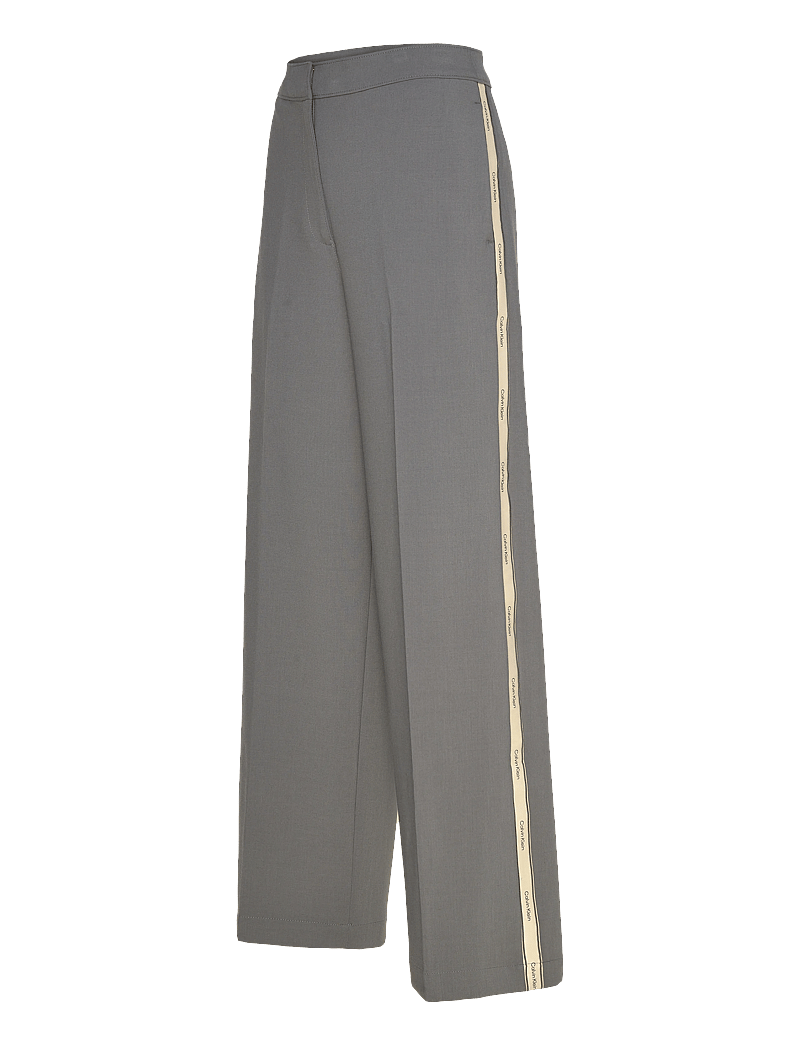 Calvin Klein - STRETCH SUITING TRACK PANT - bukser med lige ben - endless gray - 4