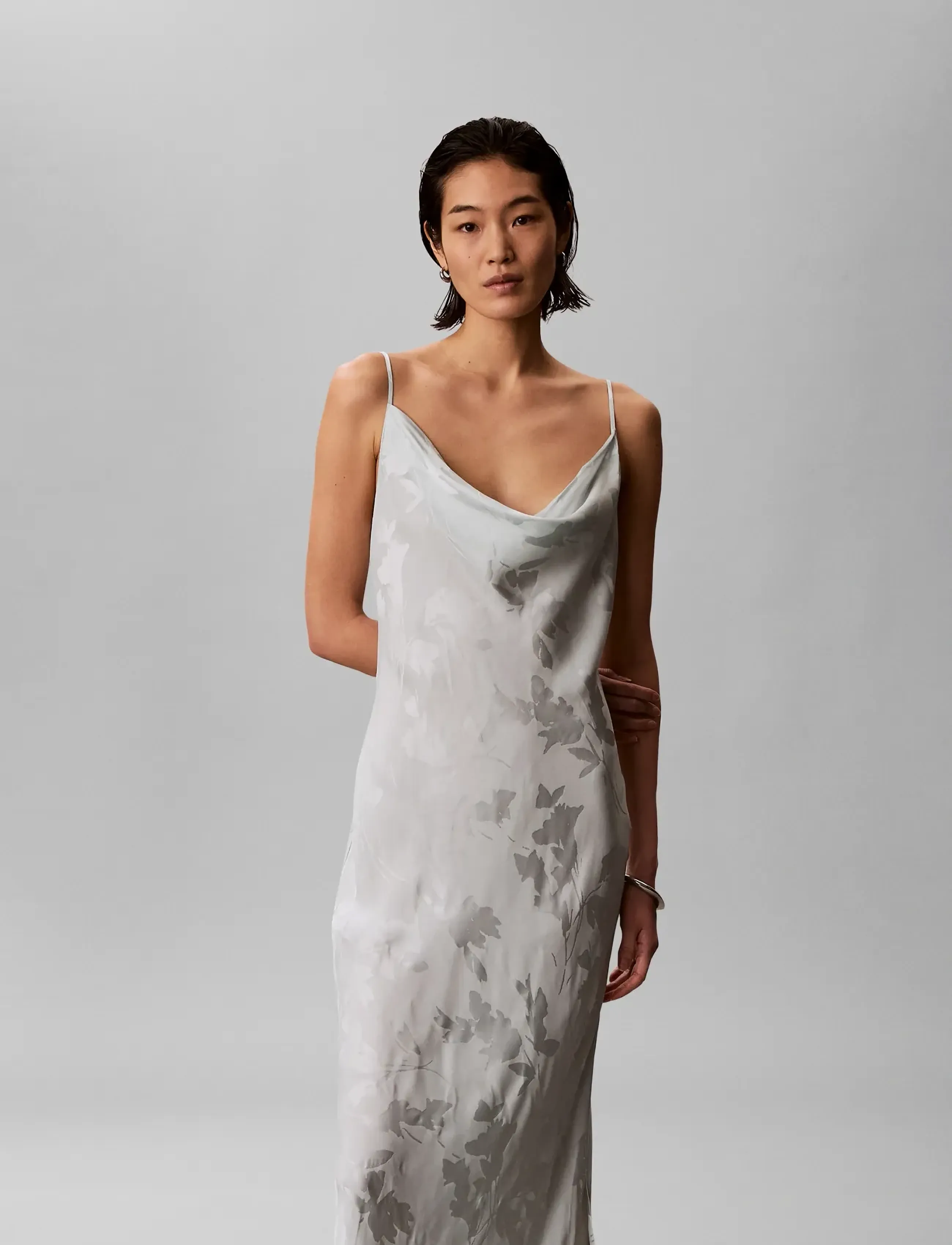 short white dress one shoulder One-Shoulder Asymmetrical A-Line Minimalist White Dress With Shorts EU44