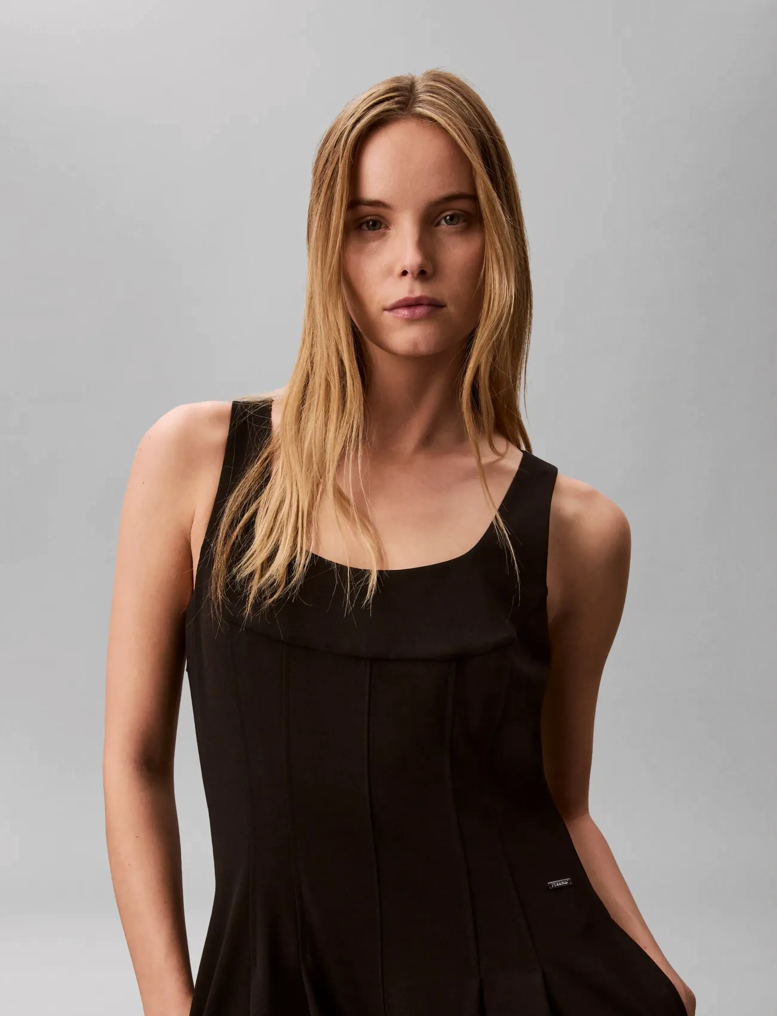 Calvin Klein - SCUBA CREPE SL JUMPSUIT - jumpsuits - black - 3