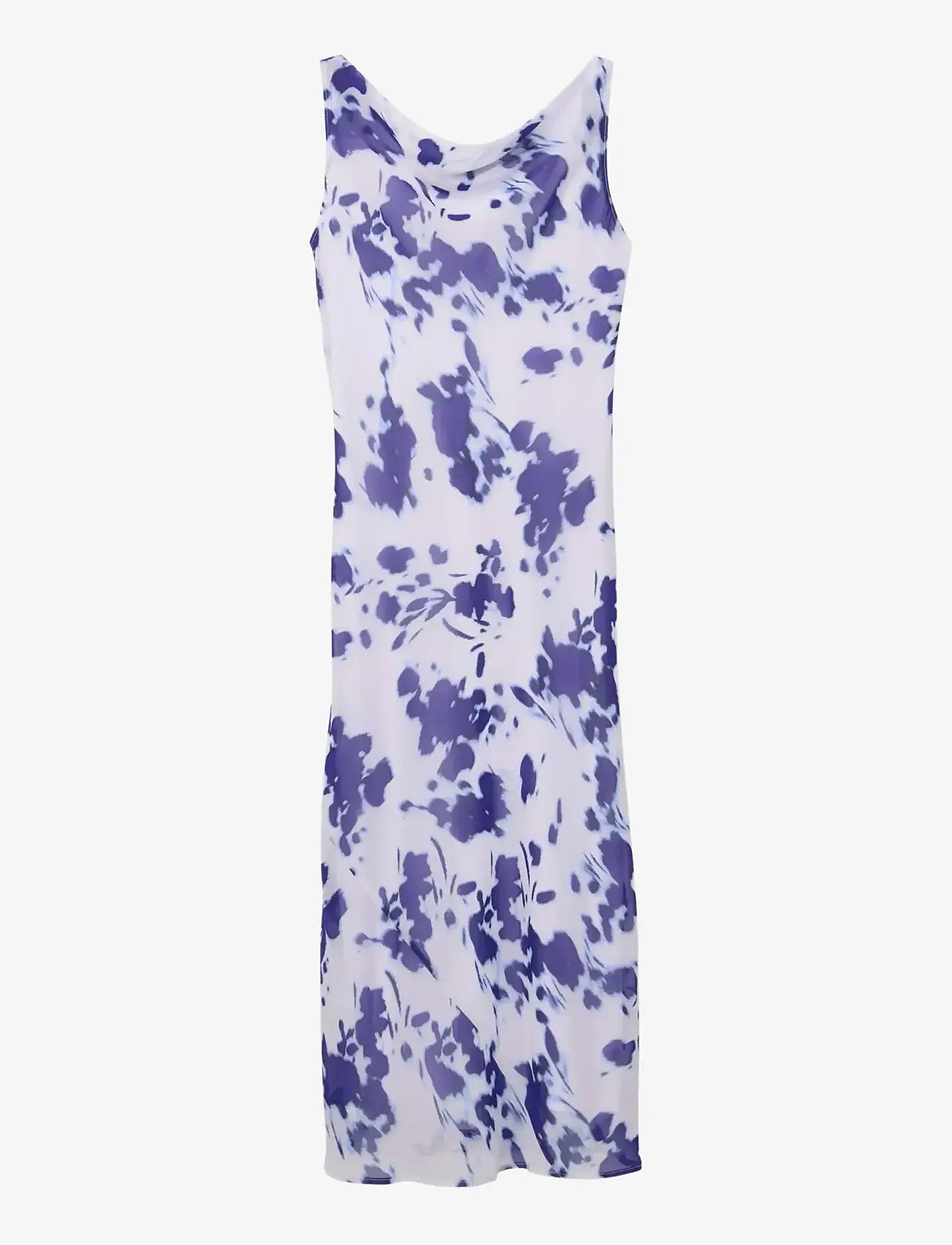 Calvin Klein - PRINTED CHIFFON SL COWL NECK MAX - konfirmatsioon - brilliant white swept floral print - 1