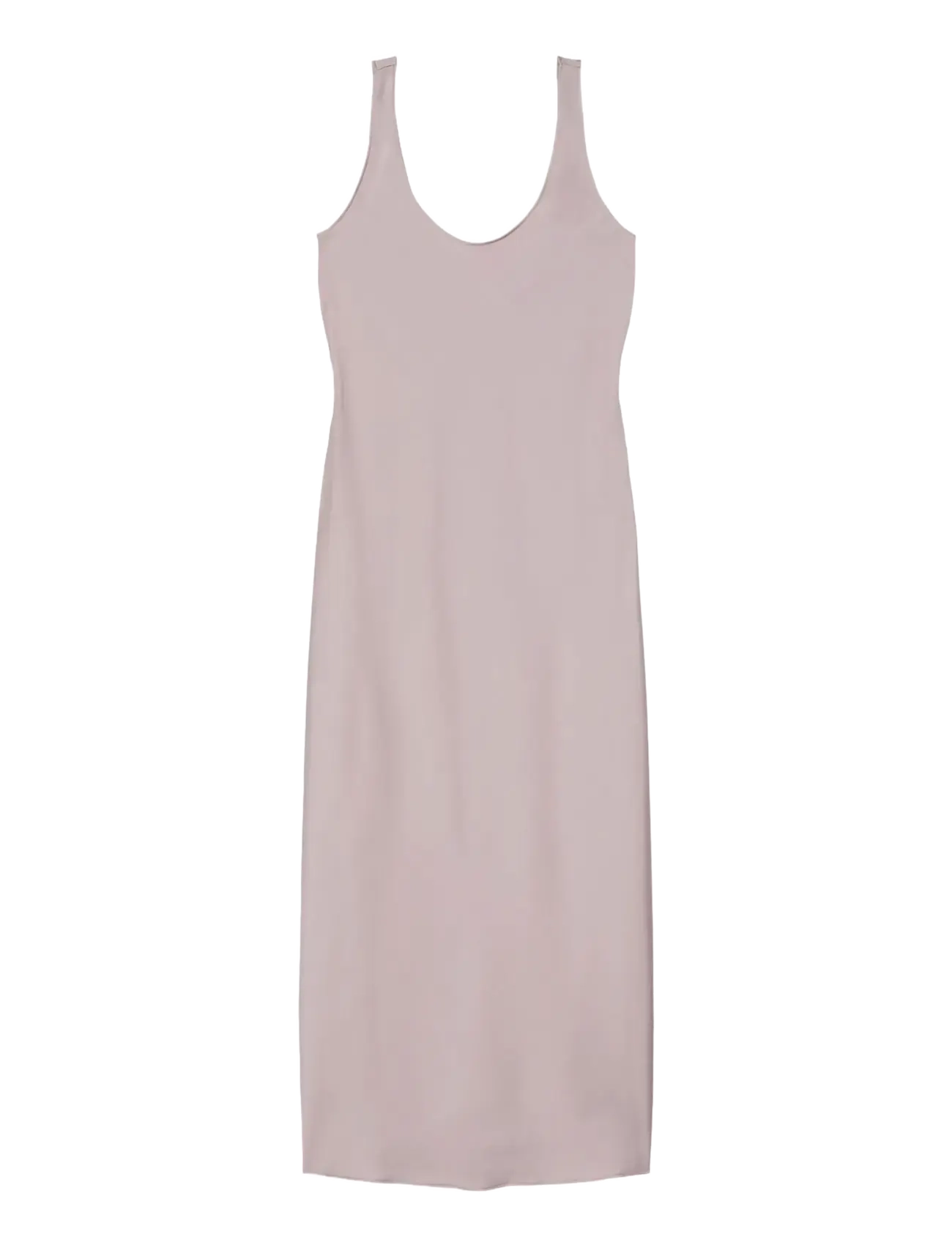 CALVIN KLEIN Matt Satin Hero Slip Kleid Pink - S - Damen