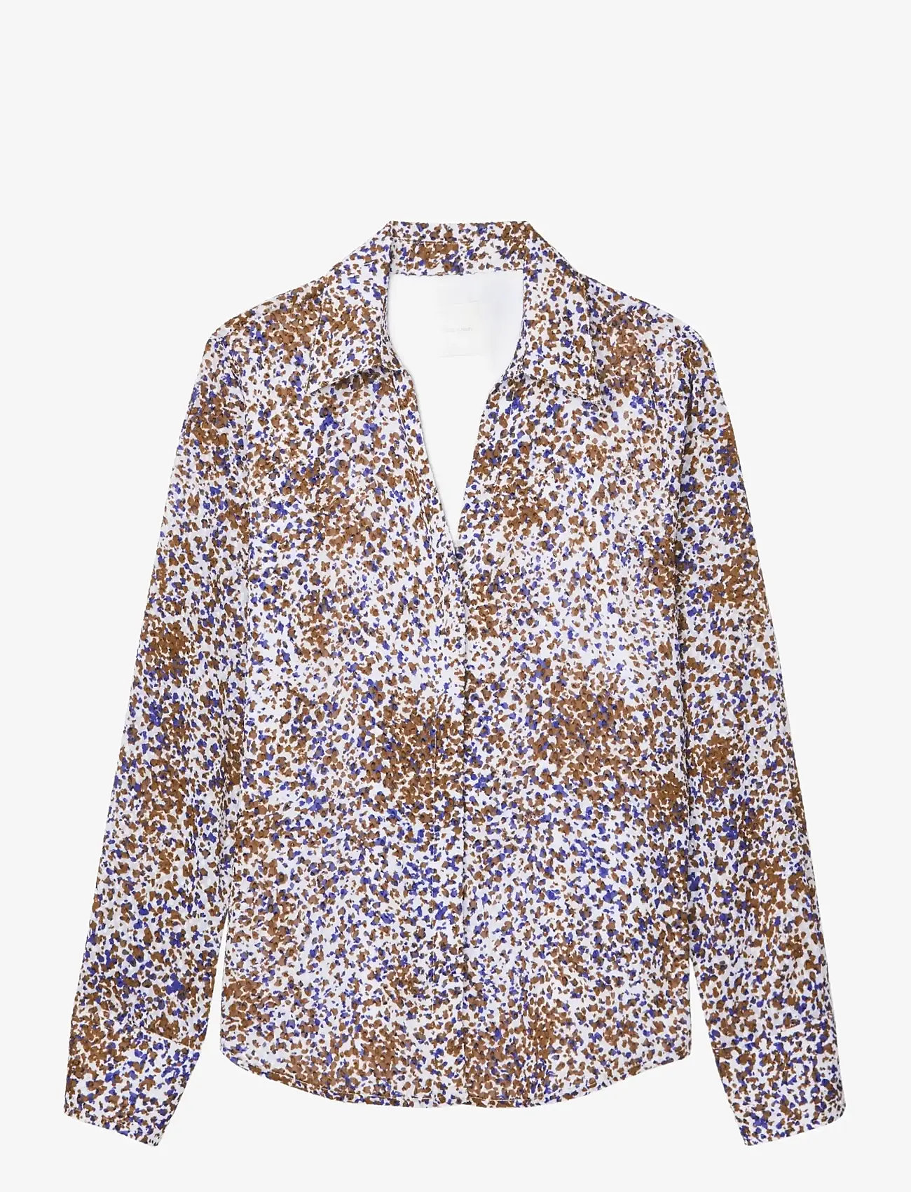 Calvin Klein - PRINT﻿ED FIL COUPE FITTED SHIRT - langærmede skjorter - sepia flecked animal print - 1