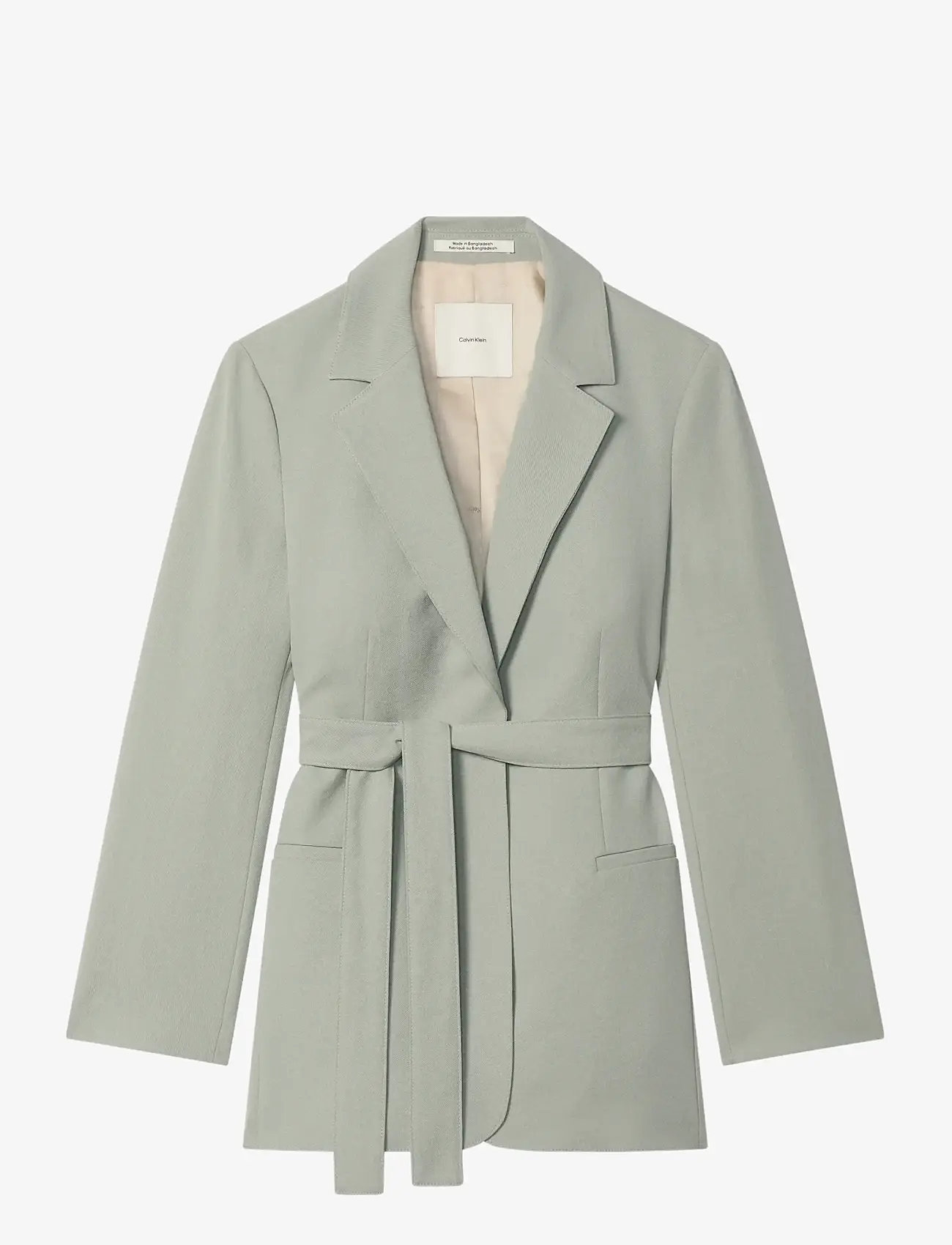 Calvin Klein - CASUAL TWILL BELTED BLAZER - blazer mit gürtel - shadow - 1