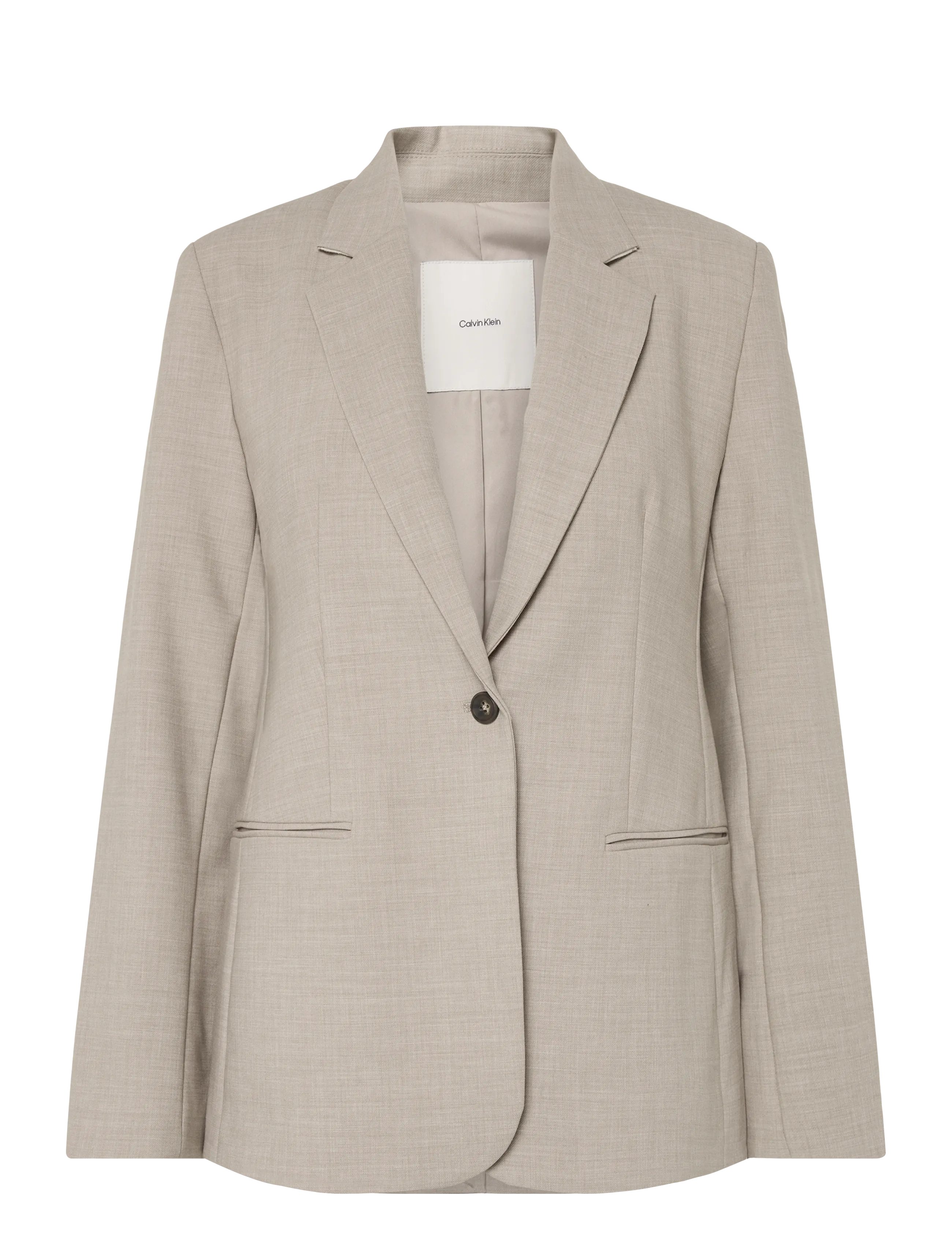 Calvin Klein LSS CINCHED BLAZER - Blazer - AS HEADER / beige