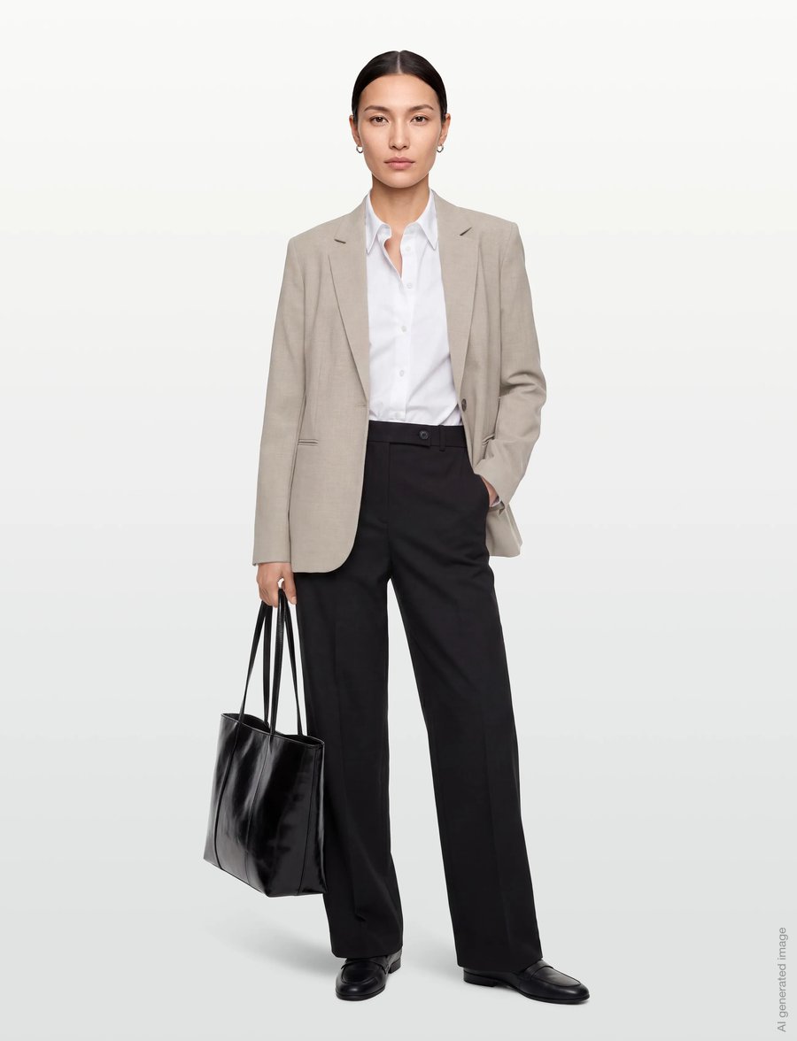 Calvin Klein - LSS CINCHED BLAZER - yksiriviset bleiserit - as header - 0