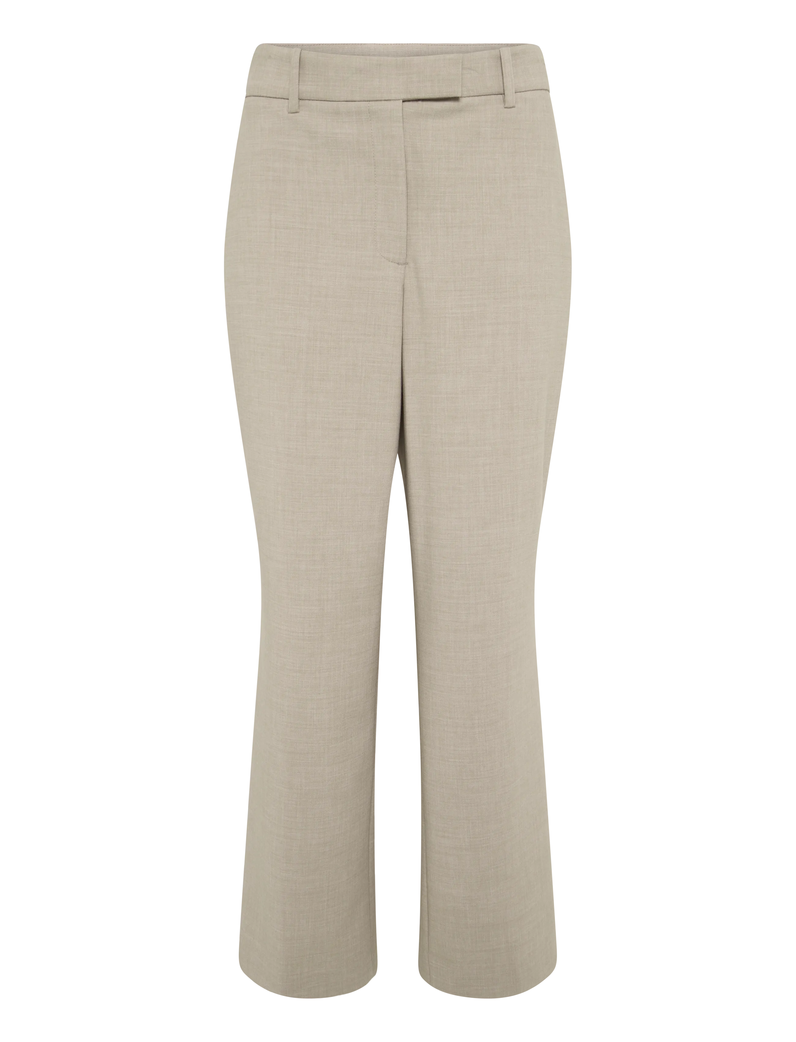Calvin Klein LSS STRAIGHT LEG PANT - Straight leg trousers - AS HEADER / beige