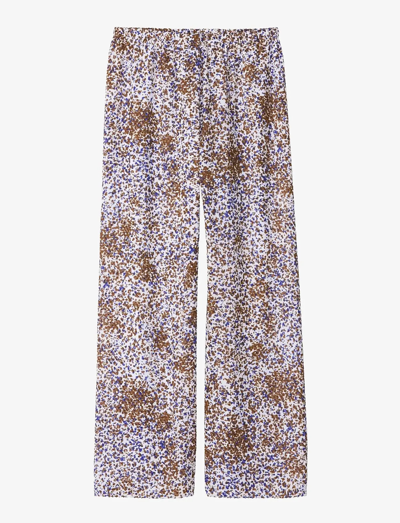 Calvin Klein - PRINTED FIL COUPE PULL ON PANT - vida byxor - sepia flecked animal print - 1