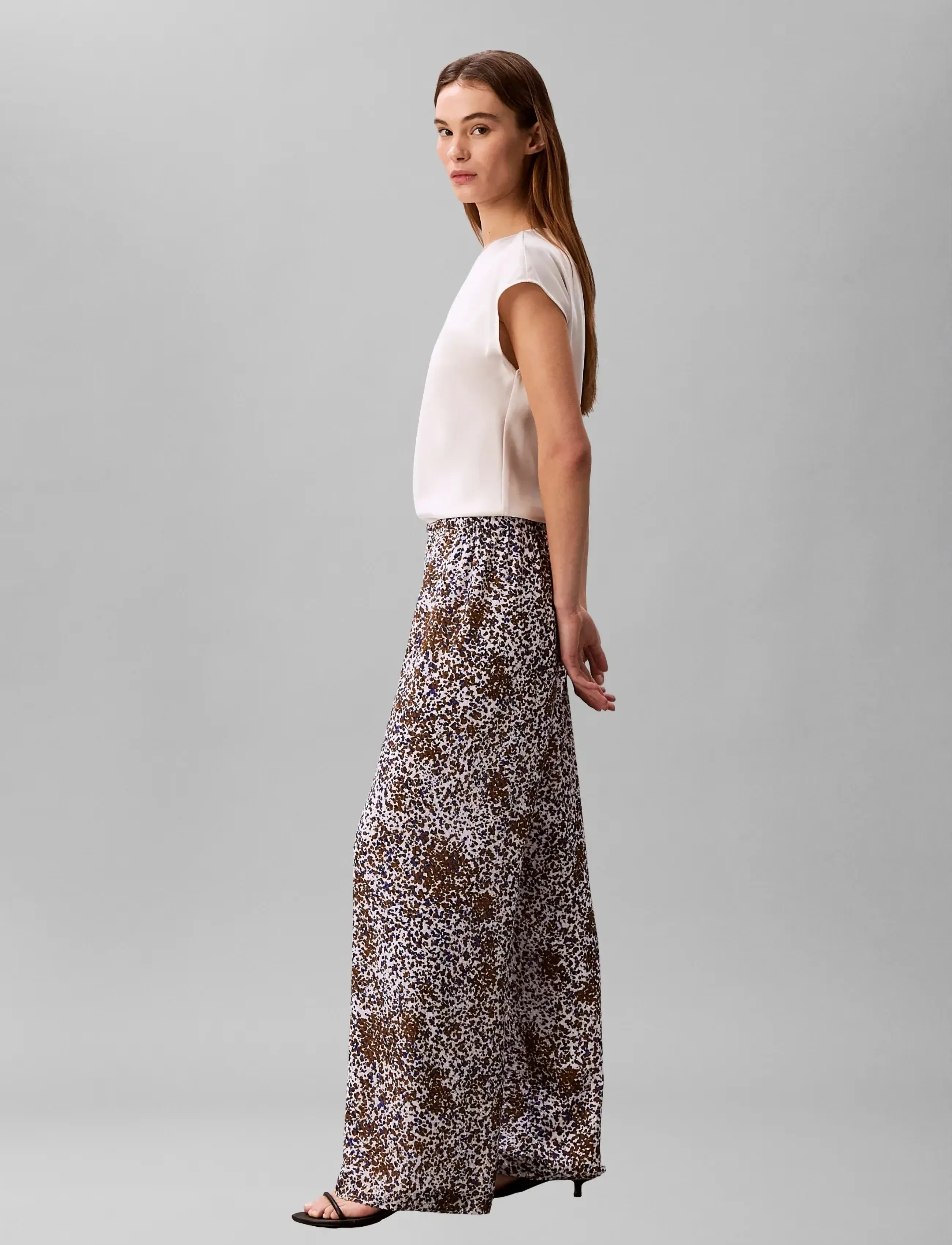 Calvin Klein Printed Fil Coupe Pull On Pant cargobyxor dam – bild 4