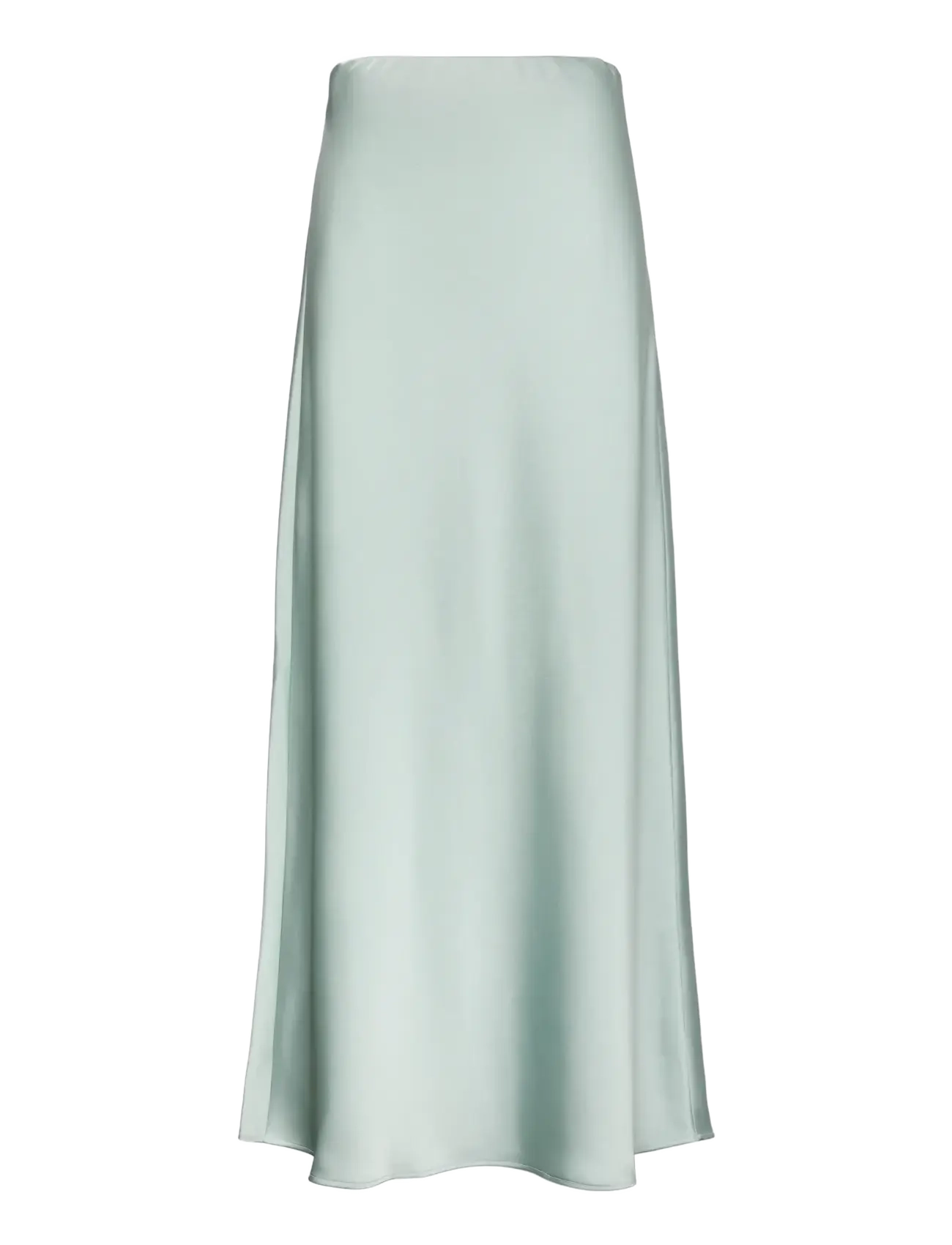 CALVIN KLEIN Shine Satin Maxi Rock Grün - XL - Damen