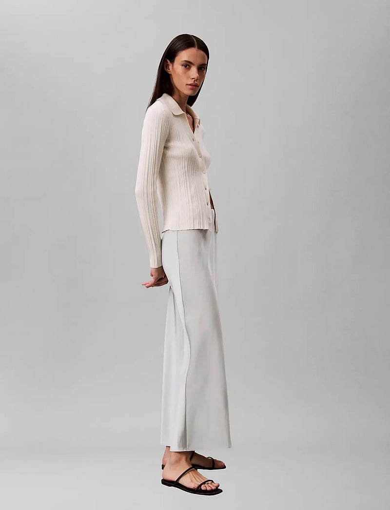 Calvin Klein - SHINE SATIN MAXI SKIRT - satinröcke - pale meadow - 4
