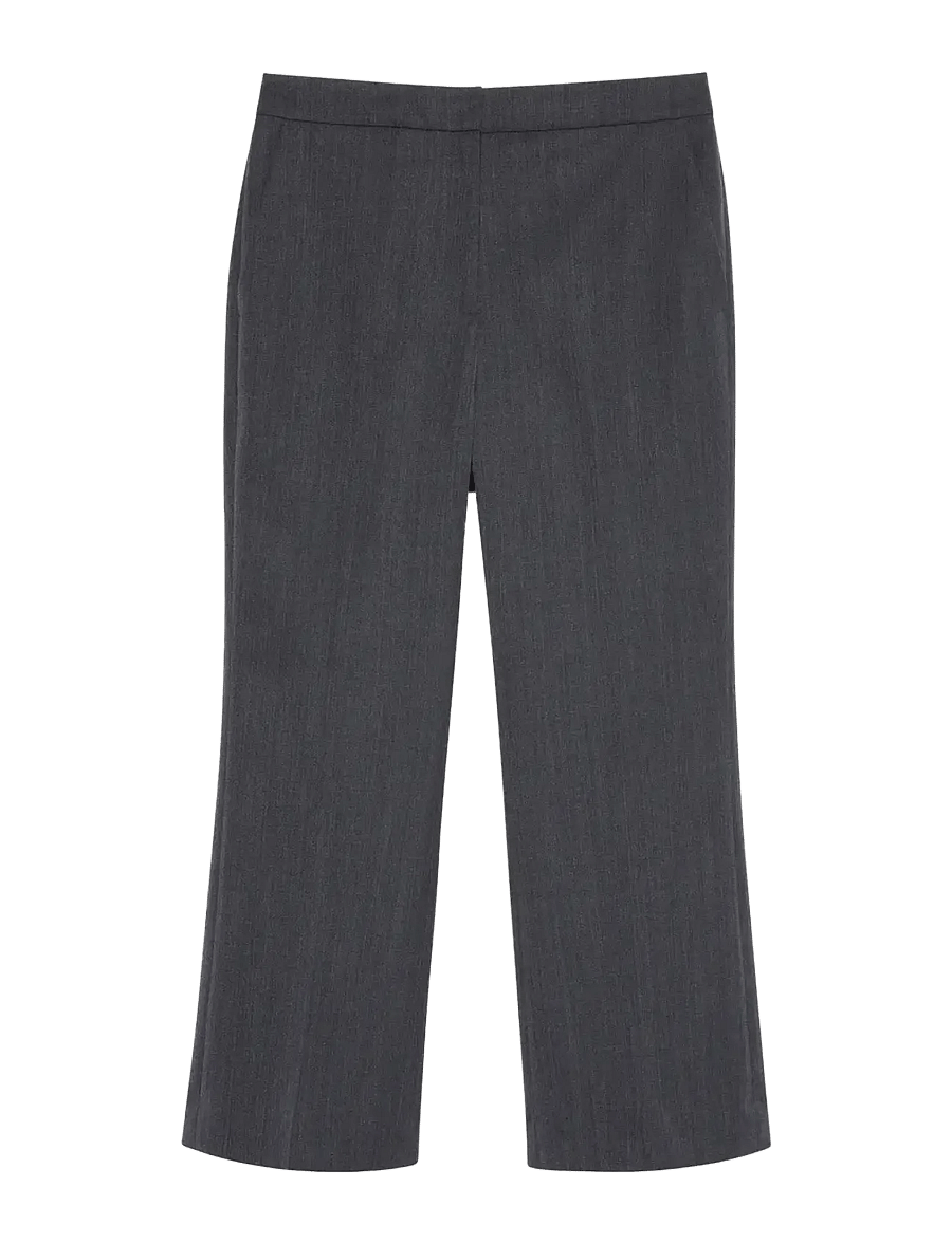 Calvin Klein - WORSTED WOOL FASHION TROUSER - anzugshosen - charcoal - 1