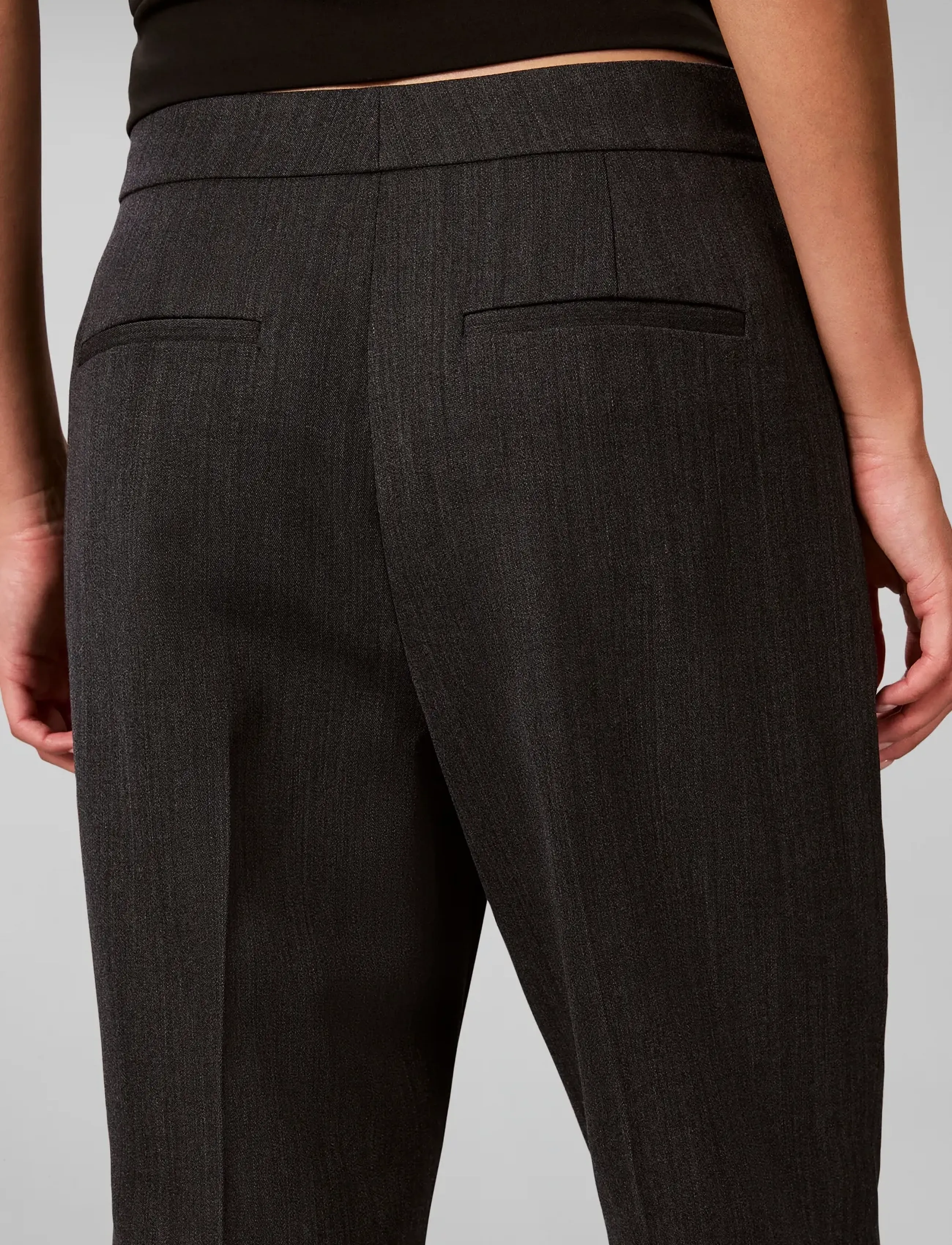Calvin Klein - WORSTED WOOL FASHION TROUSER - anzugshosen - charcoal - 5