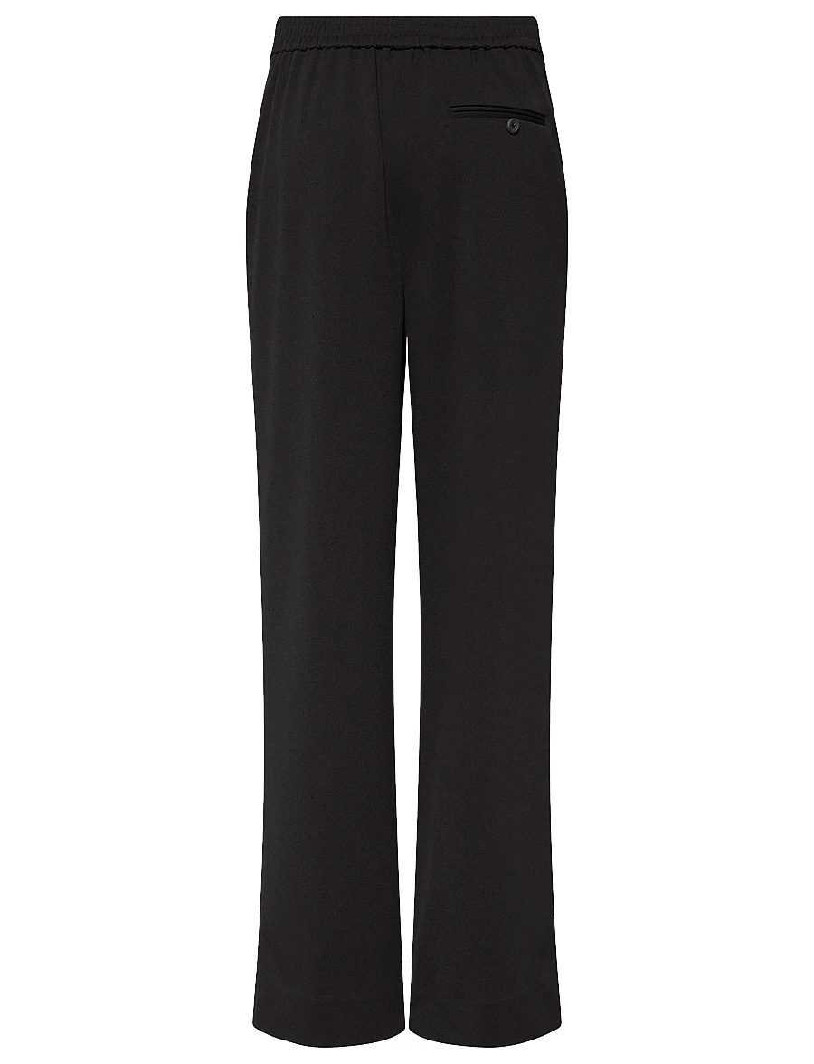 Calvin Klein - STRETCH CREPE TRAVEL PANT - sirged püksid - black - 1