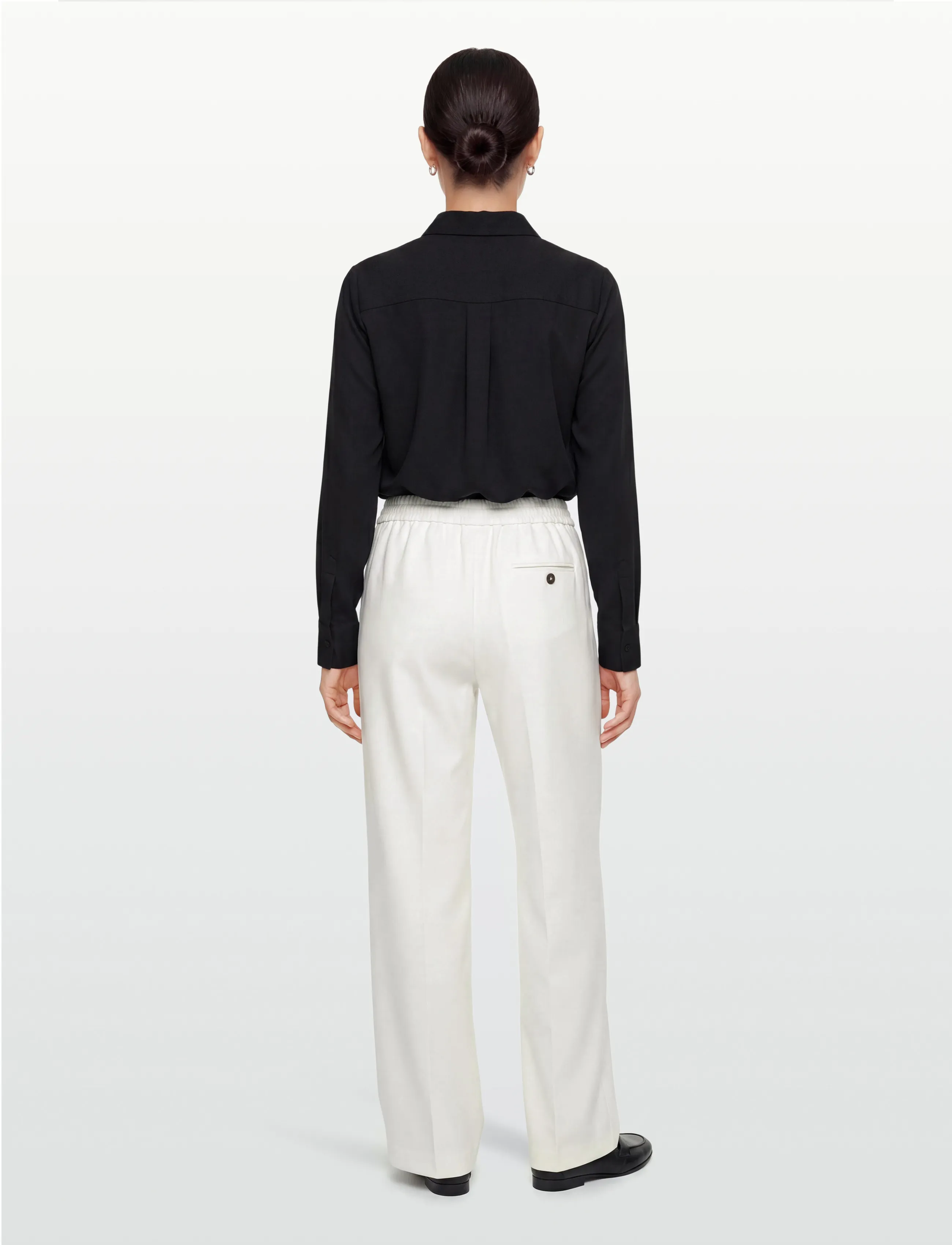 Calvin Klein - STRETCH CREPE TRAVEL PANT - straight leg trousers - tofu - 4